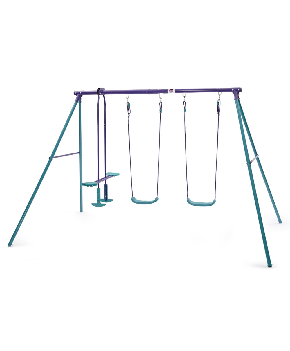 plum toys Plum Jupiter Metal 2 Swing with a Glider - Blue-picture-16