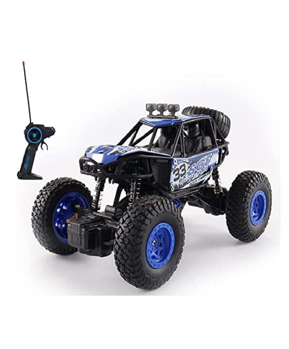 Niyamat Toys Remote Control Rock Crawler Four Wheel Drive 1:20 Metal Alloy Body Rock Climber High Speed Monster Racing Car for Kids (Color May Vary)-picture-15