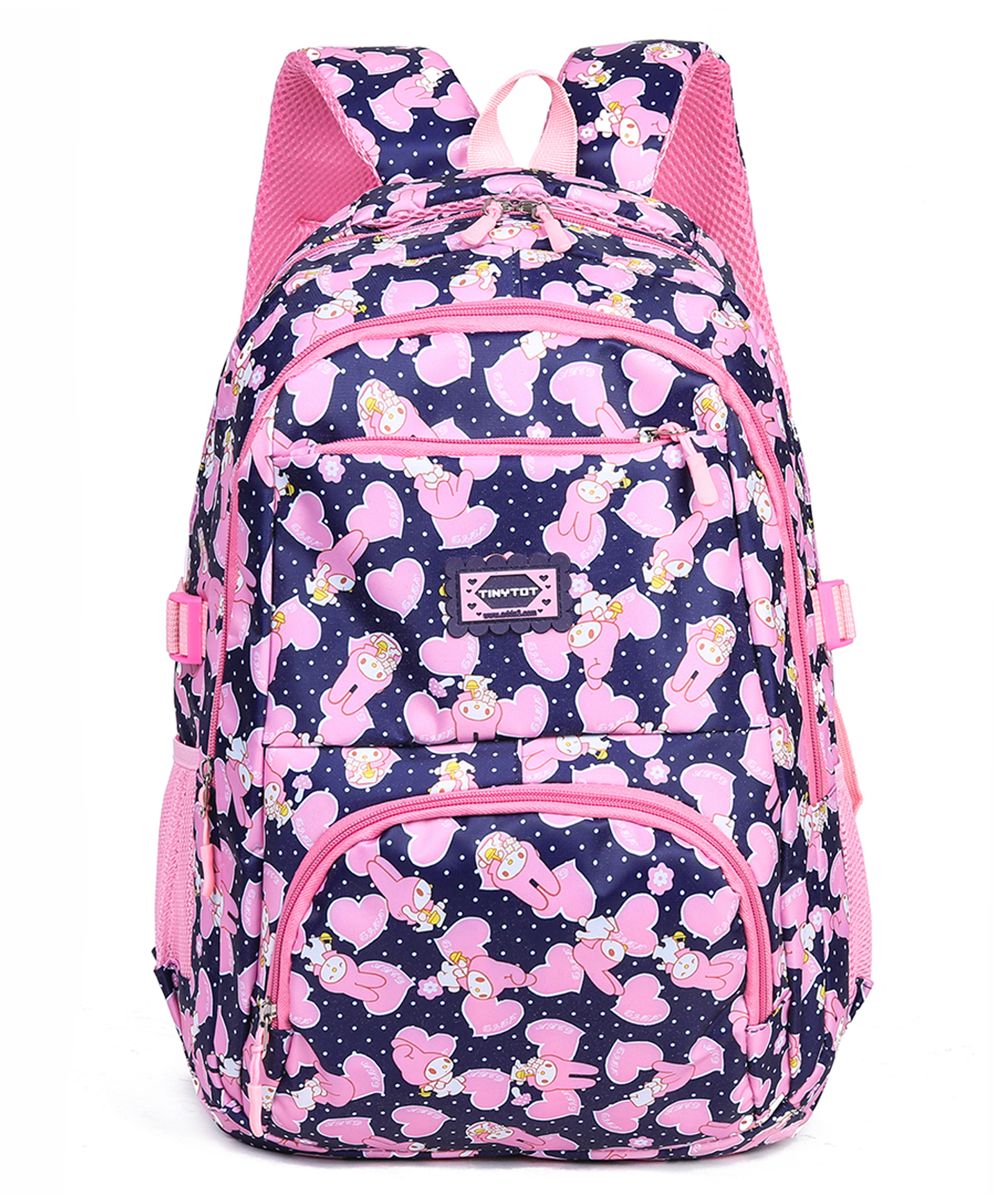 Tinytot 26 Litre Stylish & Trendy Water Resistant High Storage Backpack Navy Blue - 18 Inch-picture-13