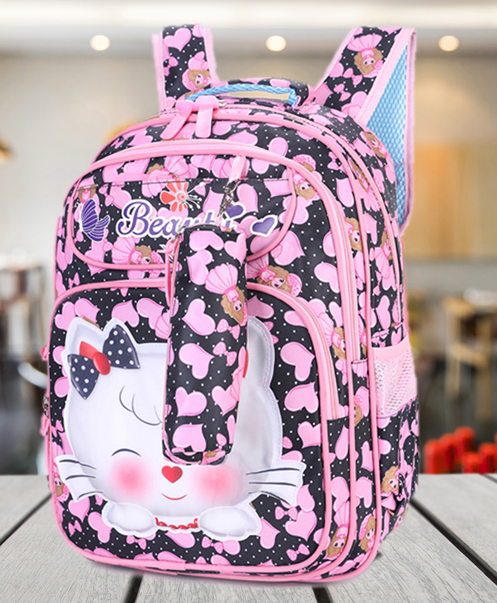 Tinytot 26 Litre Stylish & Trendy Water Resistant High Storage Backpack Multicolor - 18 Inch-image-35