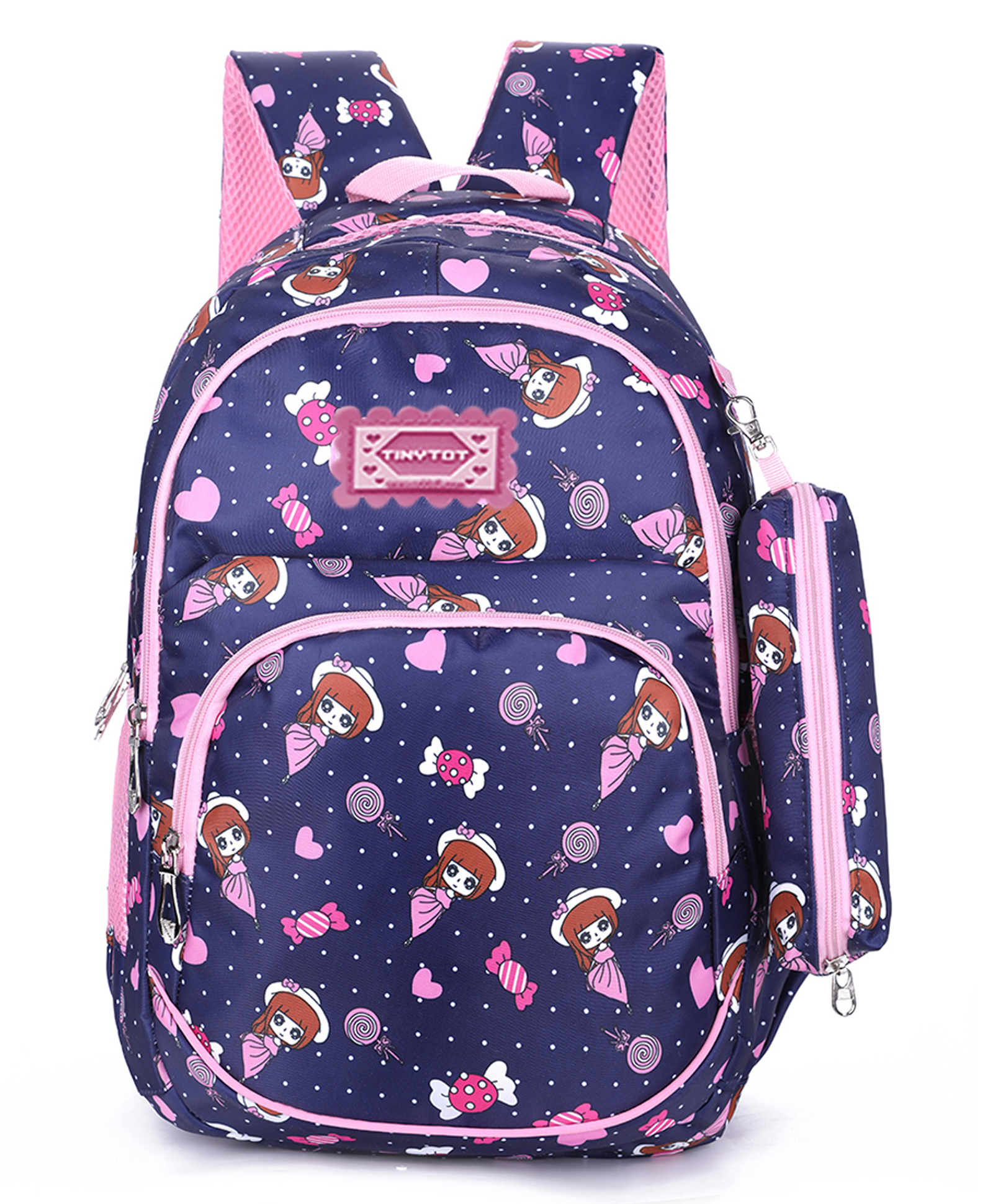 Tinytot 26 Litre Stylish & Trendy Water Resistant Backpack - 18 Inches-picture-30