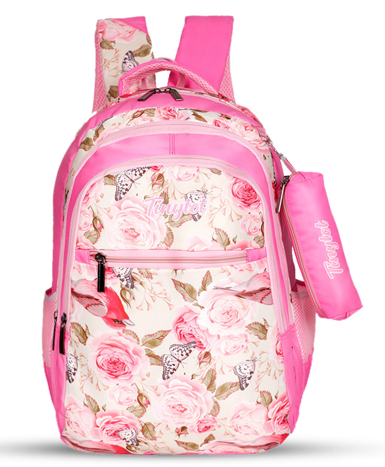 Tinytot 30 Litre, Stylish & Trendy Water Resistant Hi Storage School Collage Travel Backpack Bag with Pencil Pouch for Girls & Women, 19 Inch-picture-4