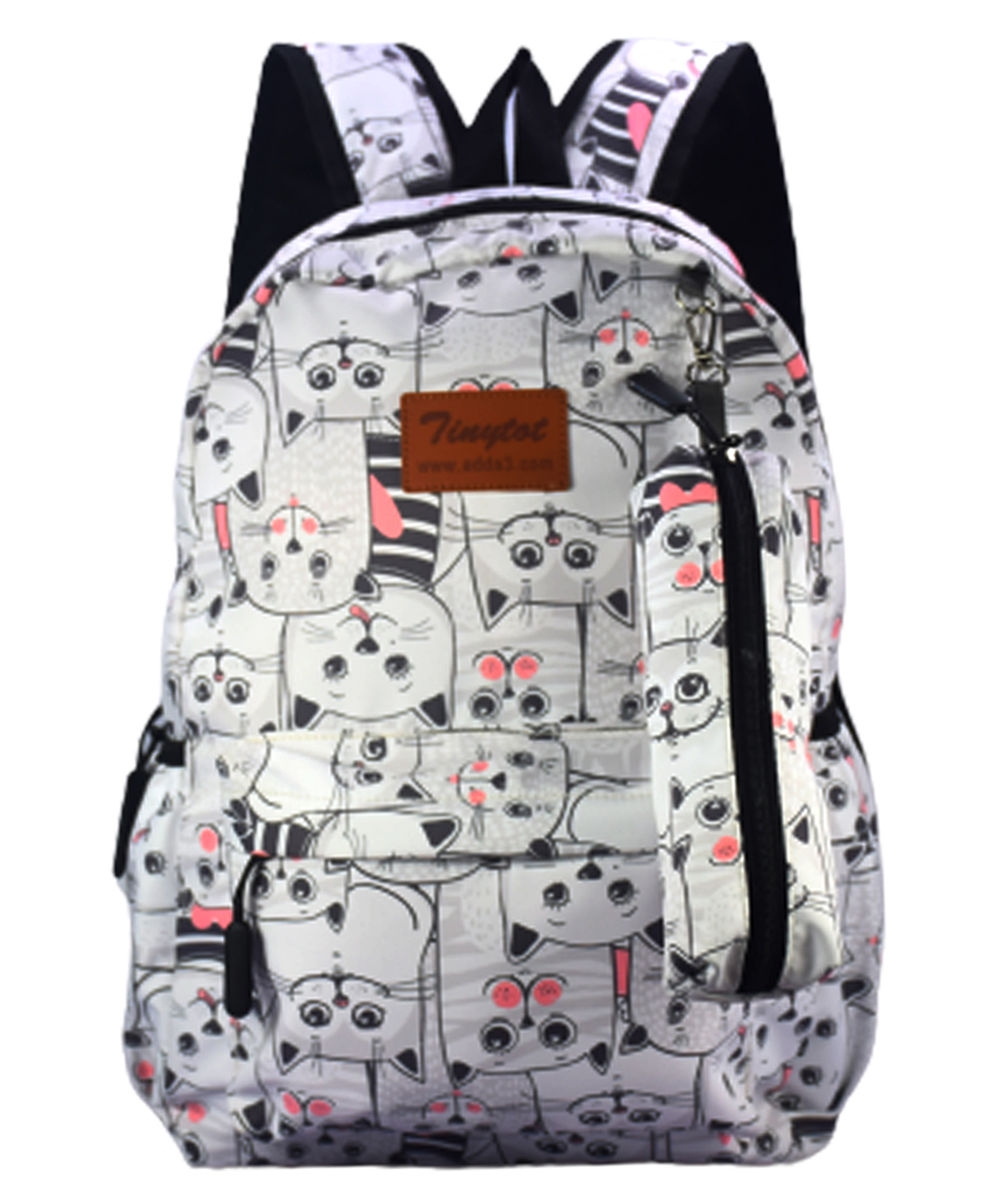 Tinytot 20 Litre Stylish & Trendy Water Resistant Hi Storage Backpack with Pencil Pouch Orange - Height 17 Inch-image-30