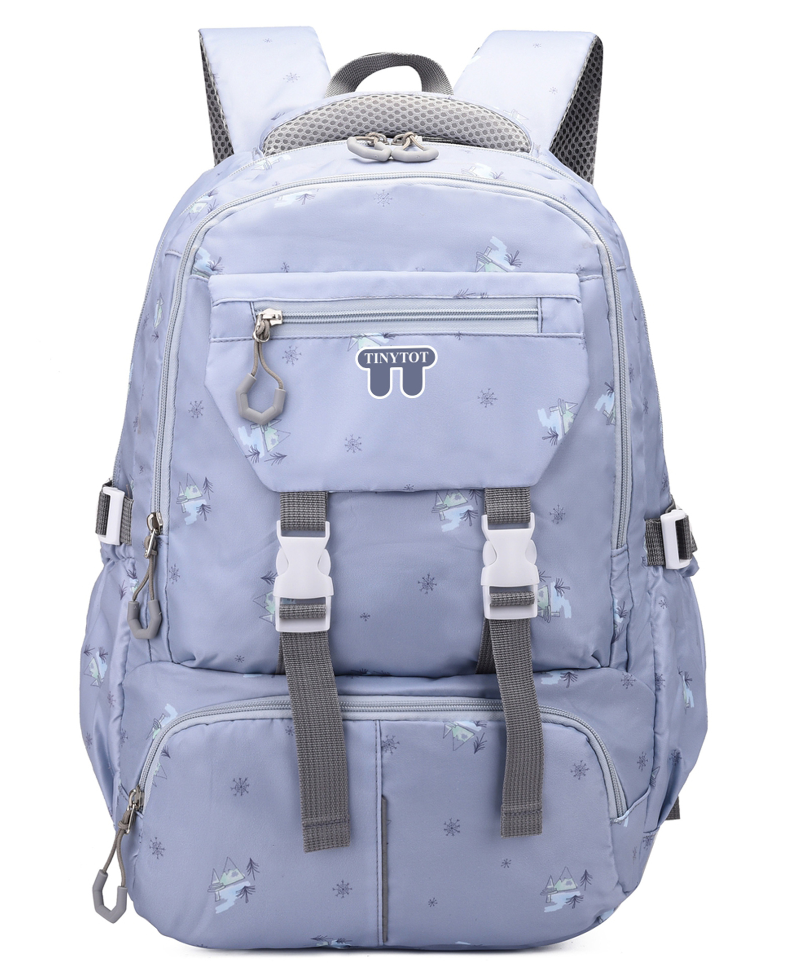 Tinytot 30 Litre Stylish & Trendy Water Resistant Hi Storage School Collage Travel Backpack Bag Blue - 19 Inch-picture-42