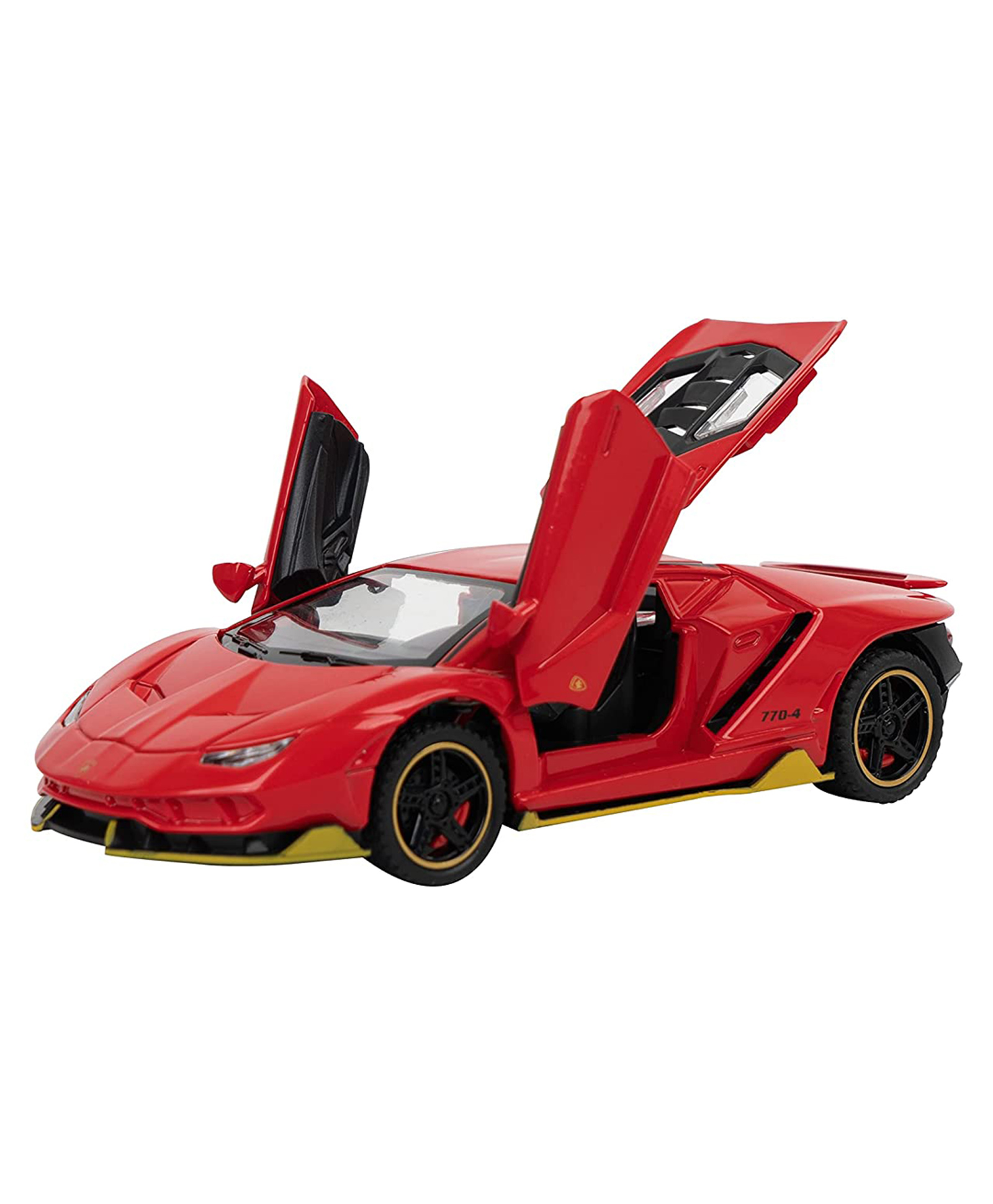 Negocio Diecast Lamborghini Lp770 Toy Car Scale 1:32 Model with Lights and Sound Color May Vary-image-41