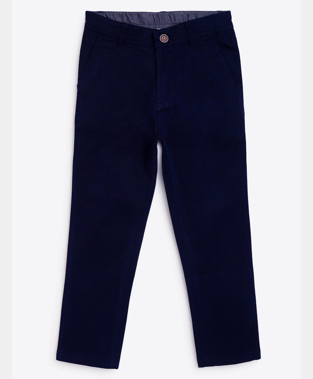 Campana Button Down Regular Fit Cotton Twill Chino Pants - Navy Blue-picture-26