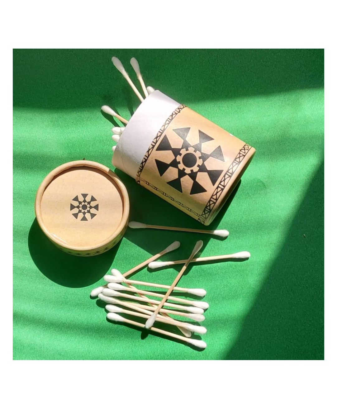 On Earth Pack of 1 Bamboo Cotton Ear Swabs - 80 buds-image-1