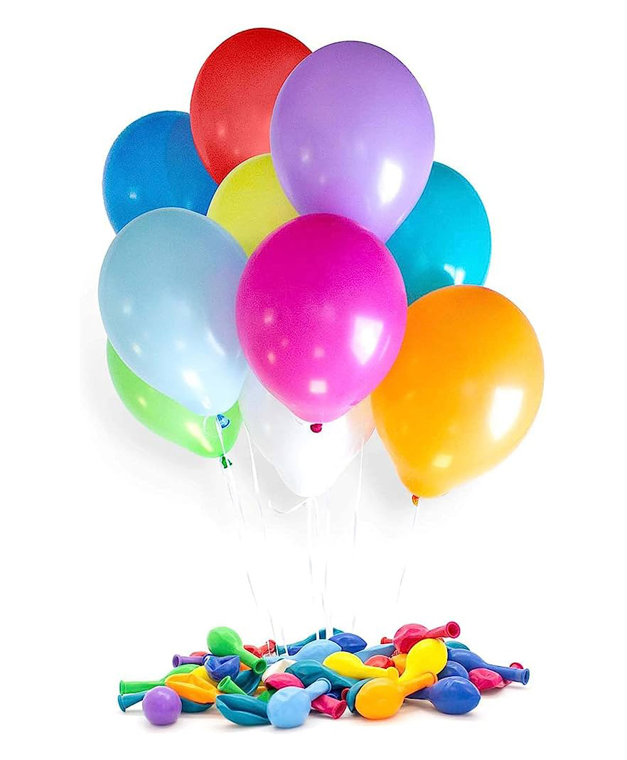 Babyhug Balloons Multicolor - Pack of 50 Pieces