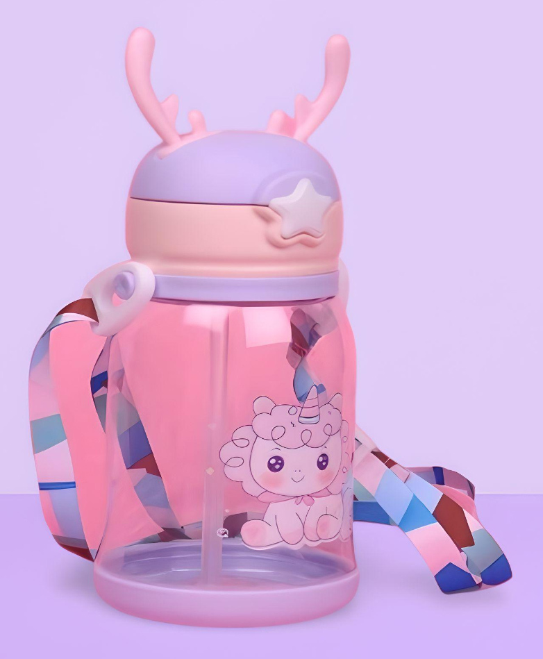 Mihar Essentials Straw Sipper Pink - 600ml-image-13