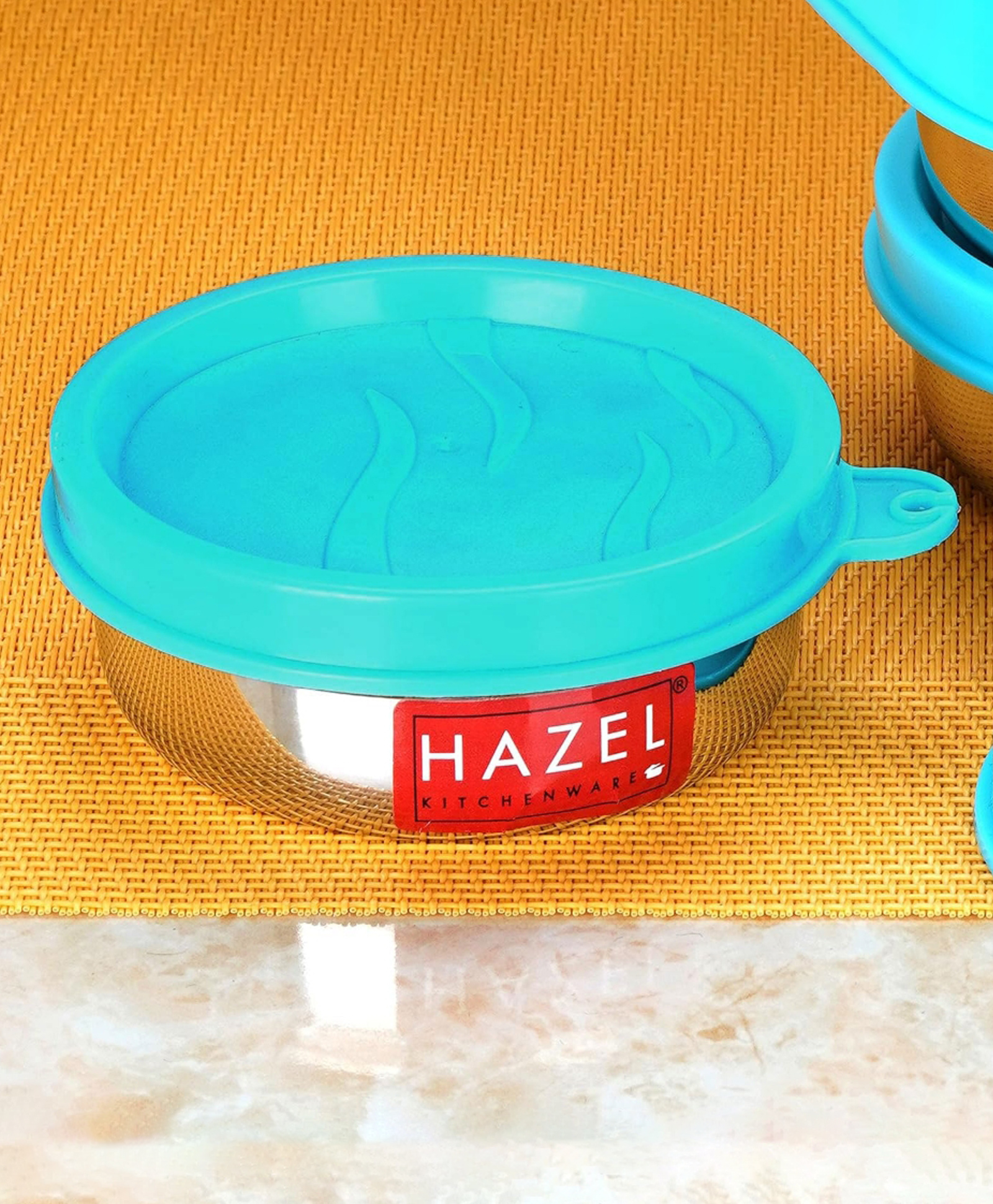 HAZEL Storage Containers for Kitchen Airtight Stainless Steel Lunch box Container for Storage 150 ML - Silver-image-28