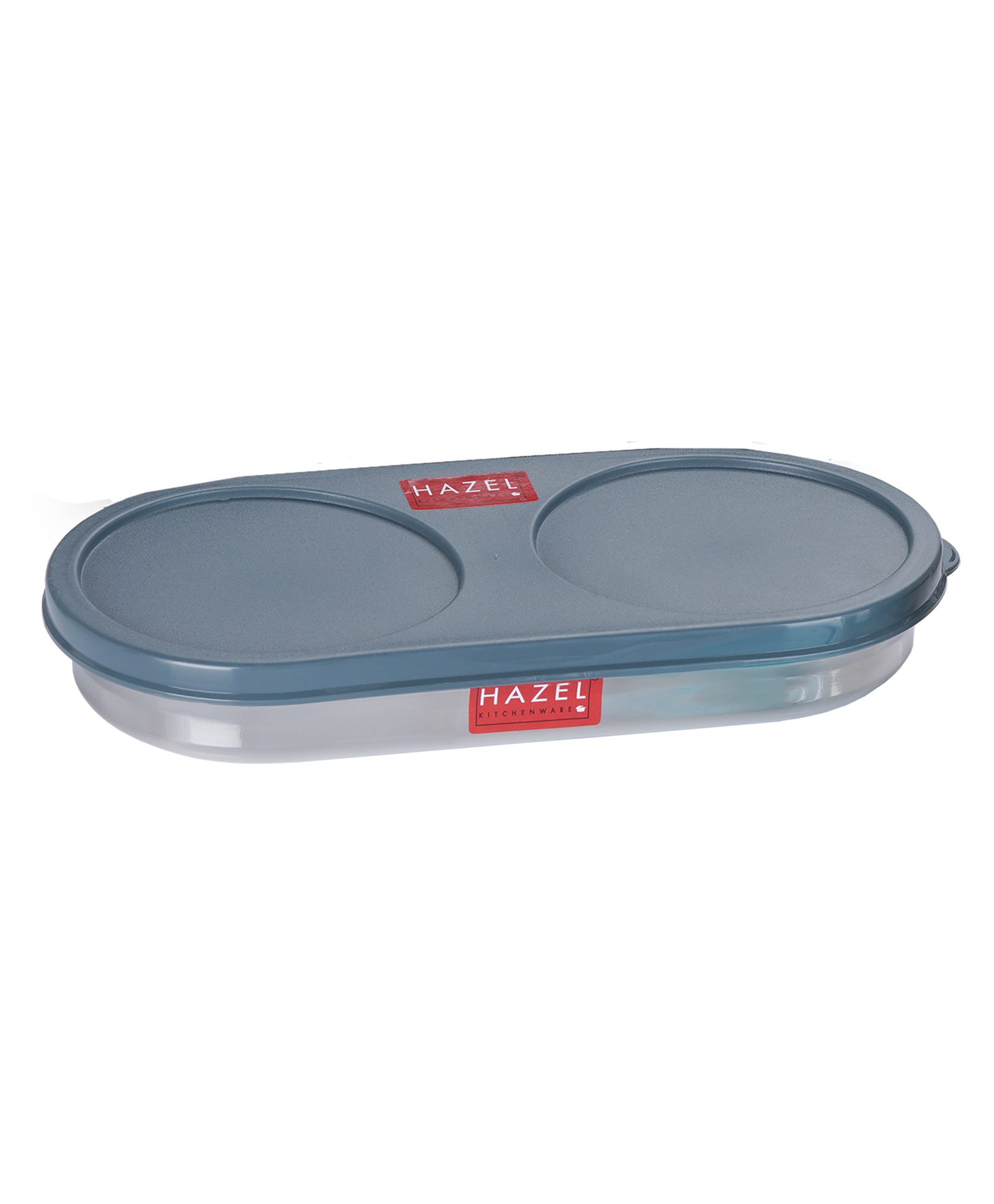 HAZEL Stainless Steel Oval Shape Container Roti box with Airtight Lid For Kitchen Puri Dabba With  Lid - Silver-image-4