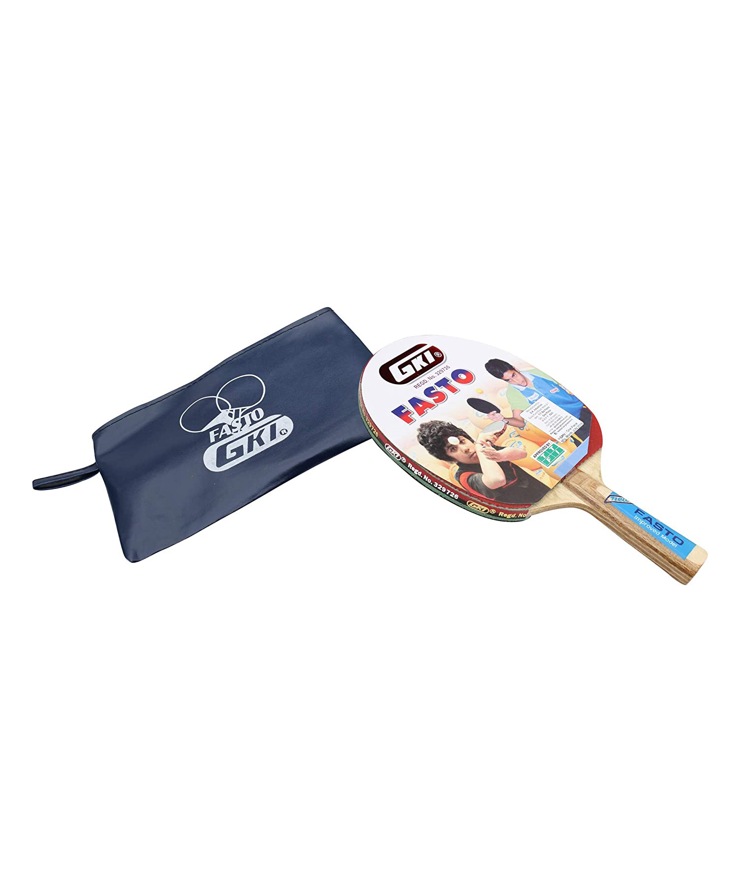 gki fasto table tennis racquet -multicolour