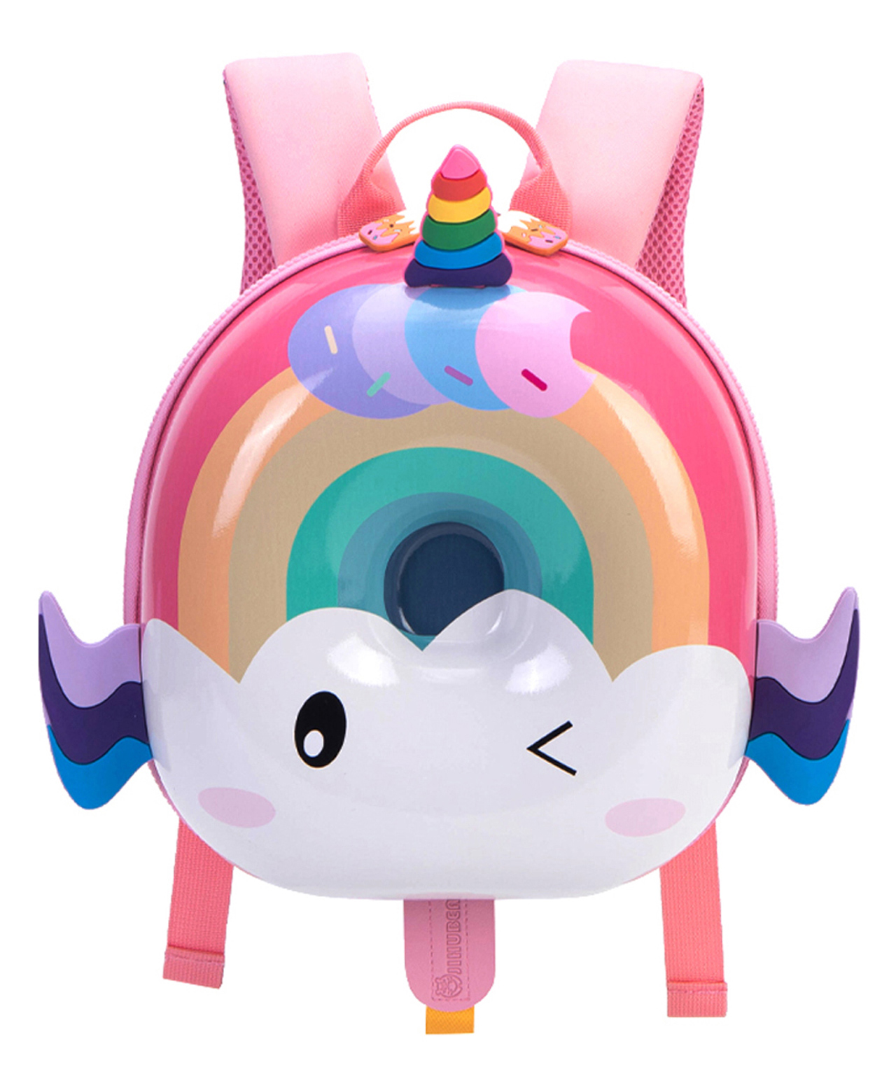 Little Surprise Box Rainbow Unicorn Donut Backpack - 12 Inches-image-14