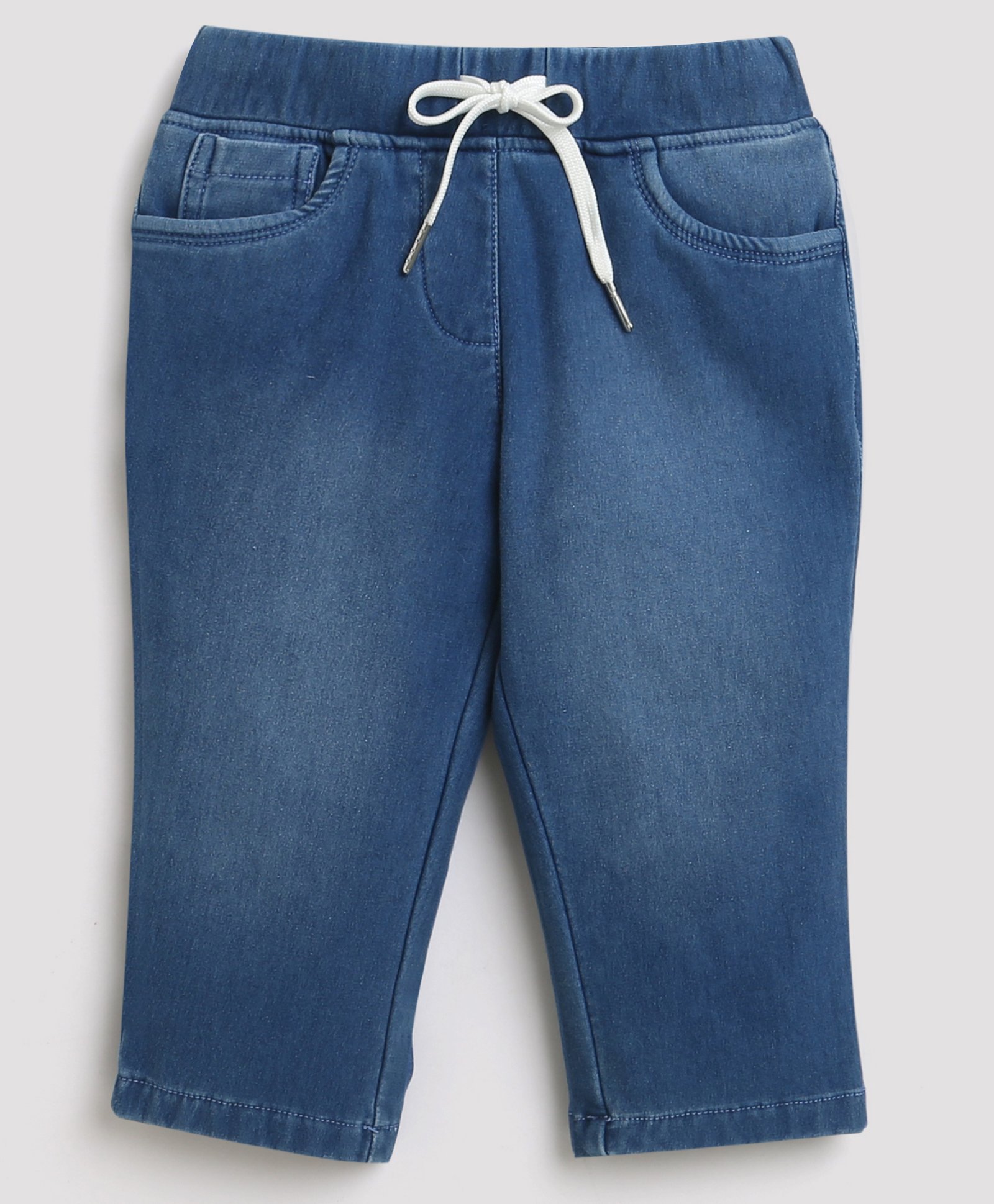 Tiny Girl Denim Washed Pants - Light Blue-picture-29