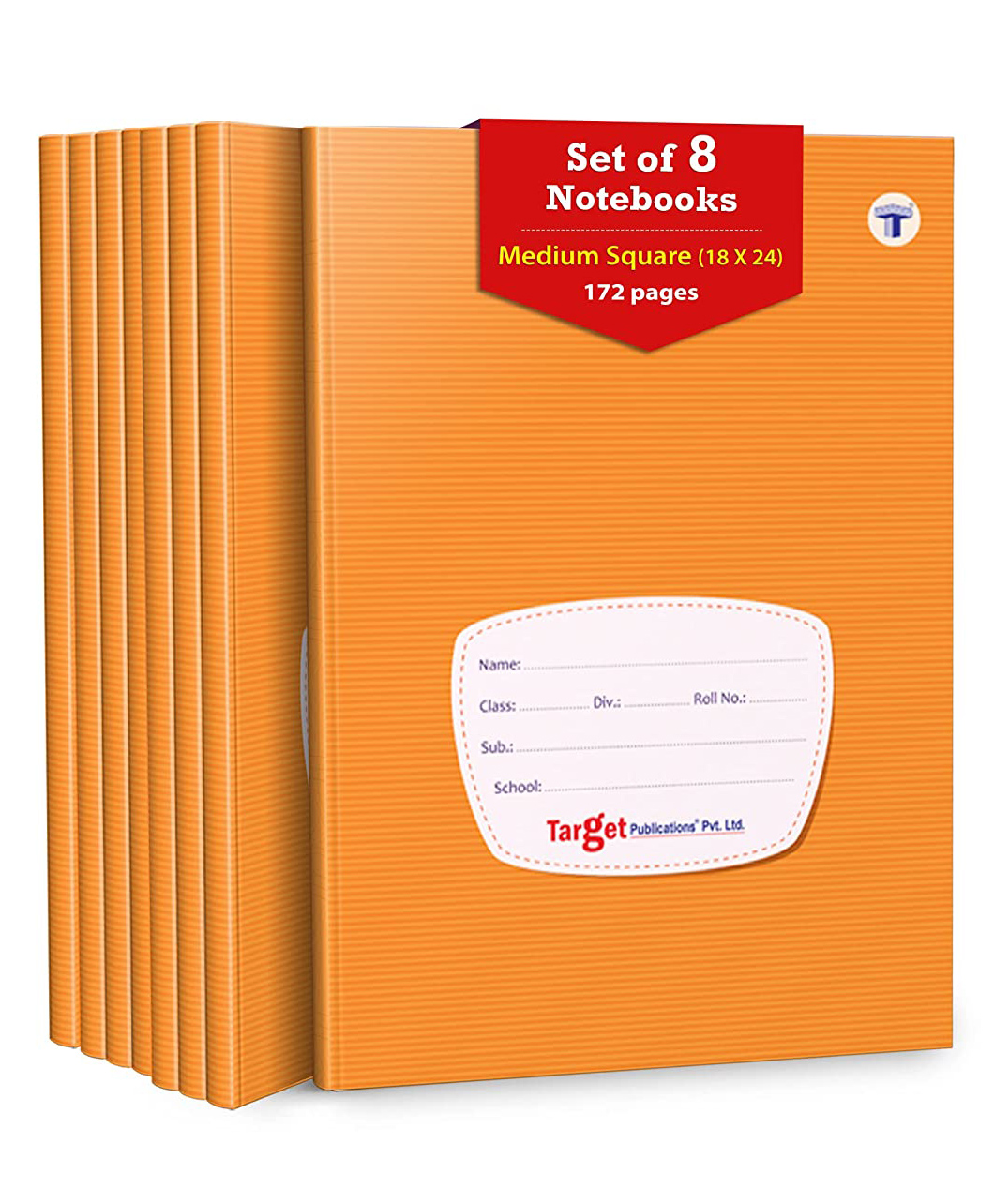 targetpublications Target Publications Medium Square Maths Notebooks Pack of 8 -  172 Pages Each-picture-28