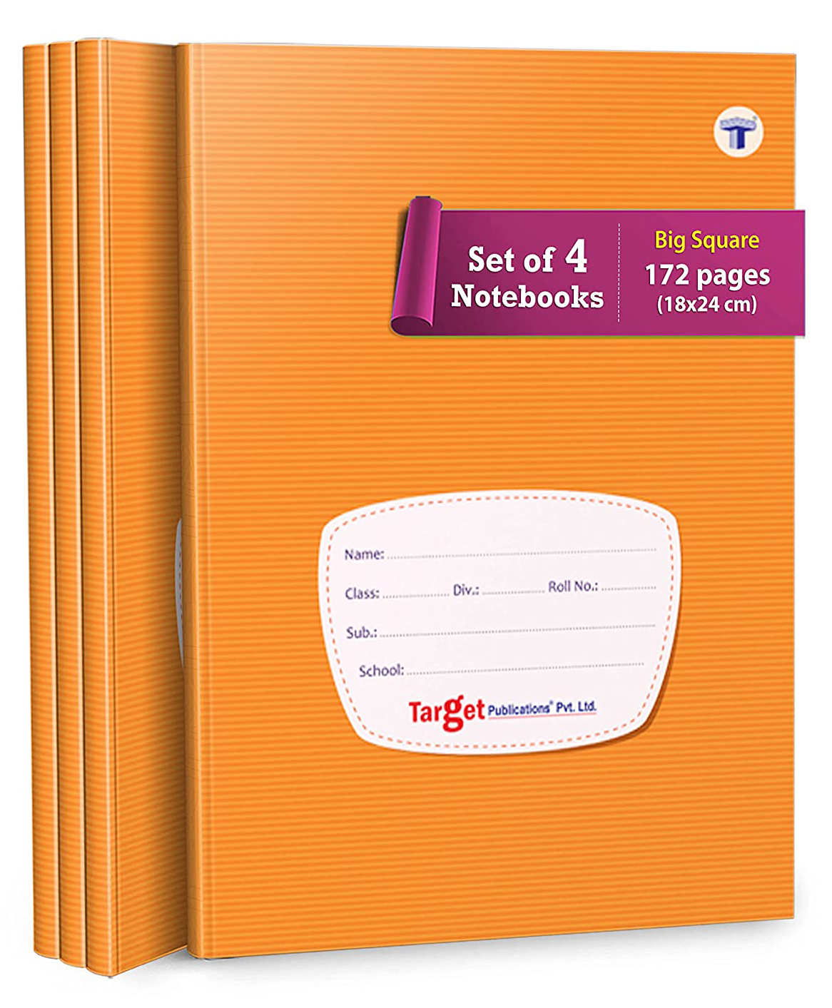 Target Publications Big Square Notebooks Pack of 4 - 172 Pages Each-image-32
