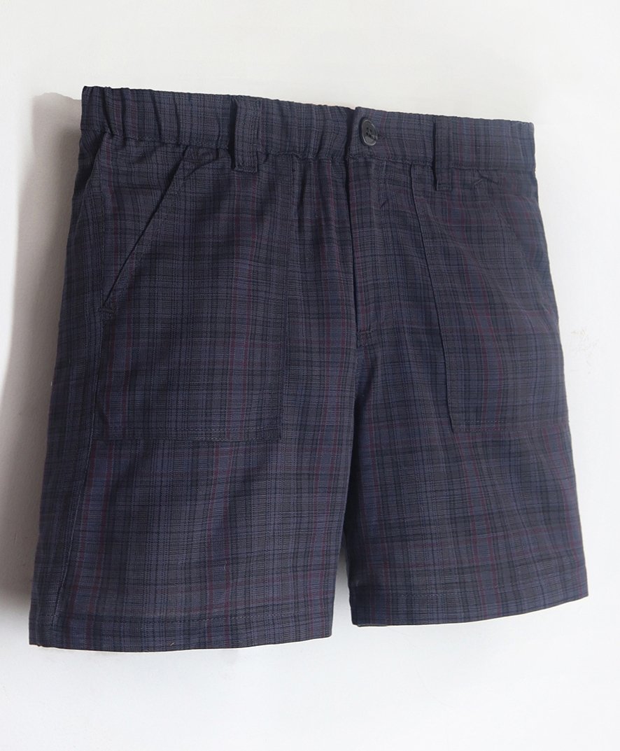 Cherry Crumble By NItt Hyman Fine Checkered Button Down Summer Shorts - Multi Colour-picture-23