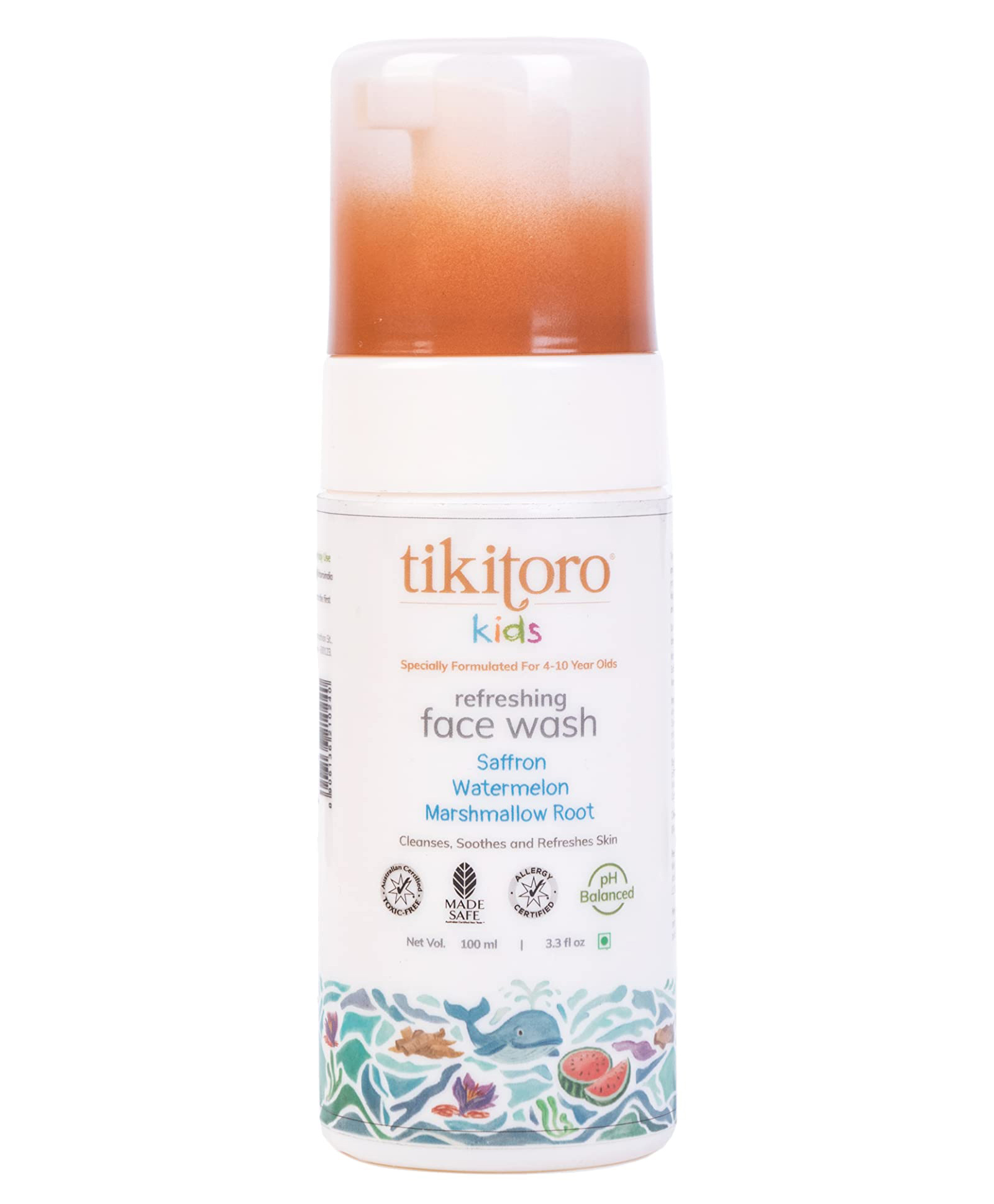Tikitoro Kids Refreshing Face Wash - 100 ml-picture-36