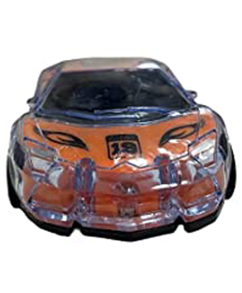 Akn Toys Racing Colorful Toy Sports Car Transparent Body Bright Lights - Multi Color-picture-41