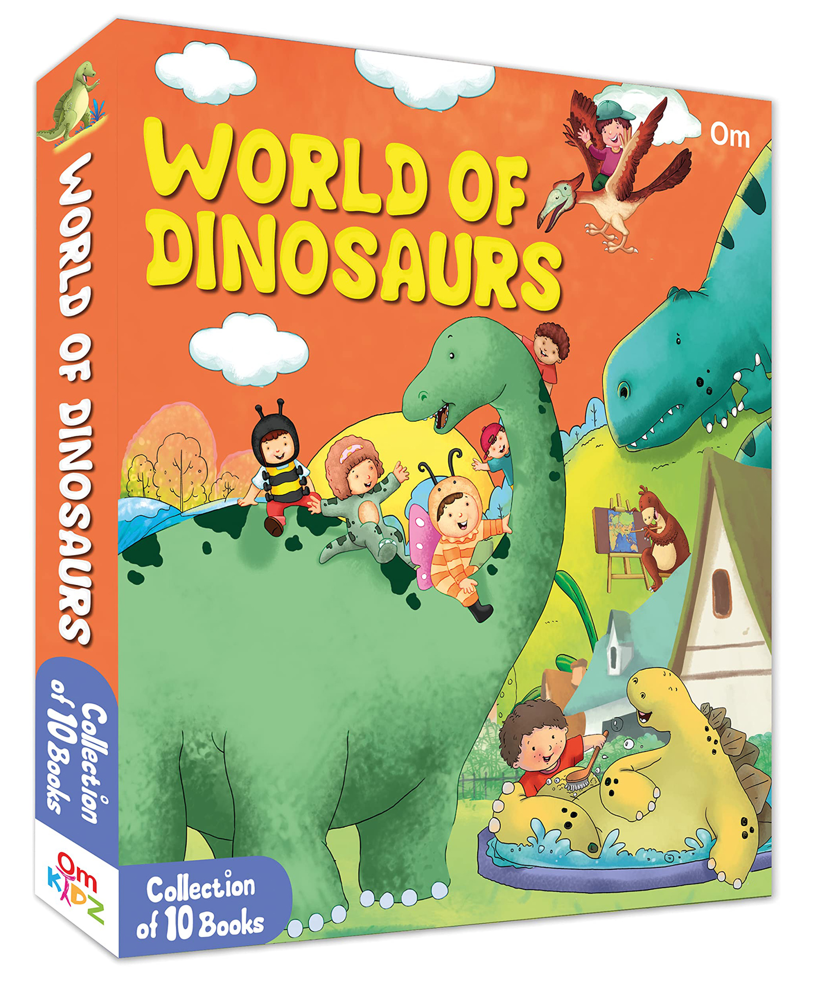 om books international Dinosaurs Dino World Series Set of 10 Books - English-picture-33