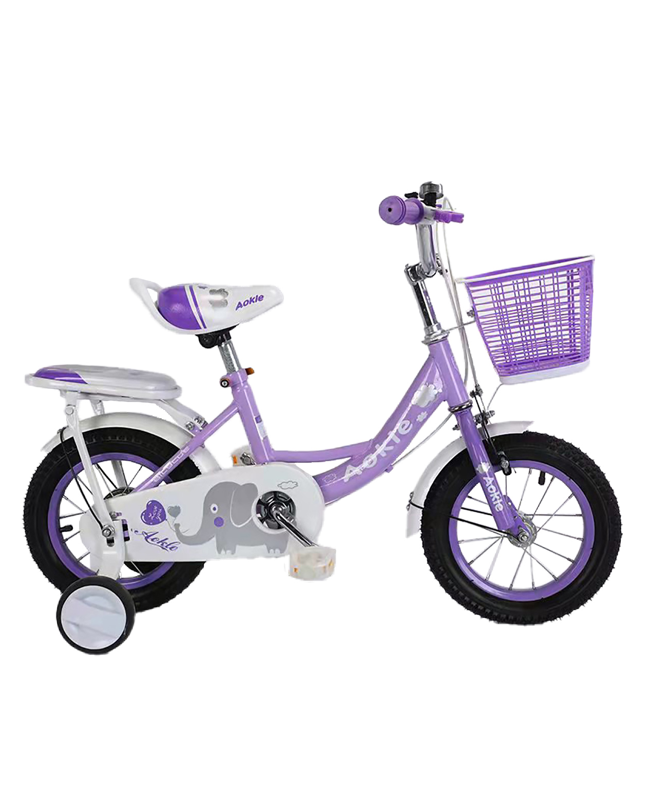 SYGA 12 Inch Childrens Light Bicycle Magnesium Alloy - Purple-image-44