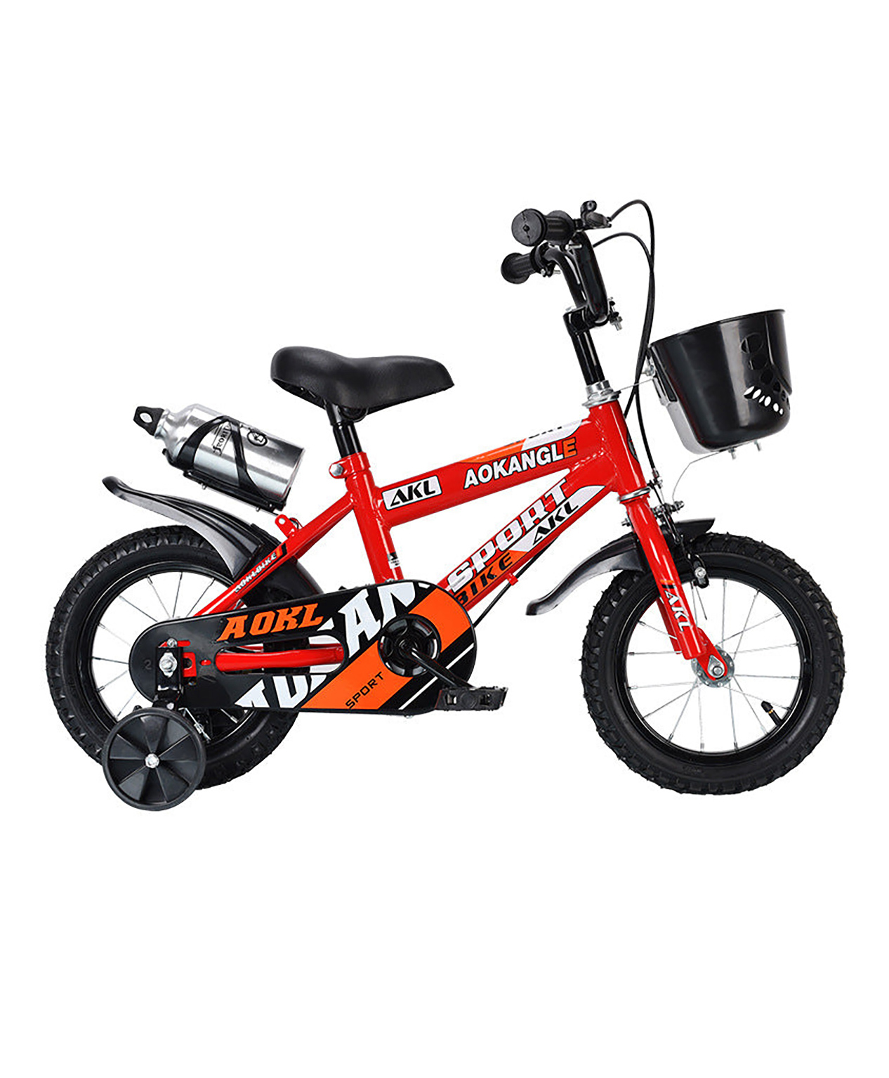 SYGA Children's Light Bicycle Magnesium Alloy Red- 12 Inches-image-37