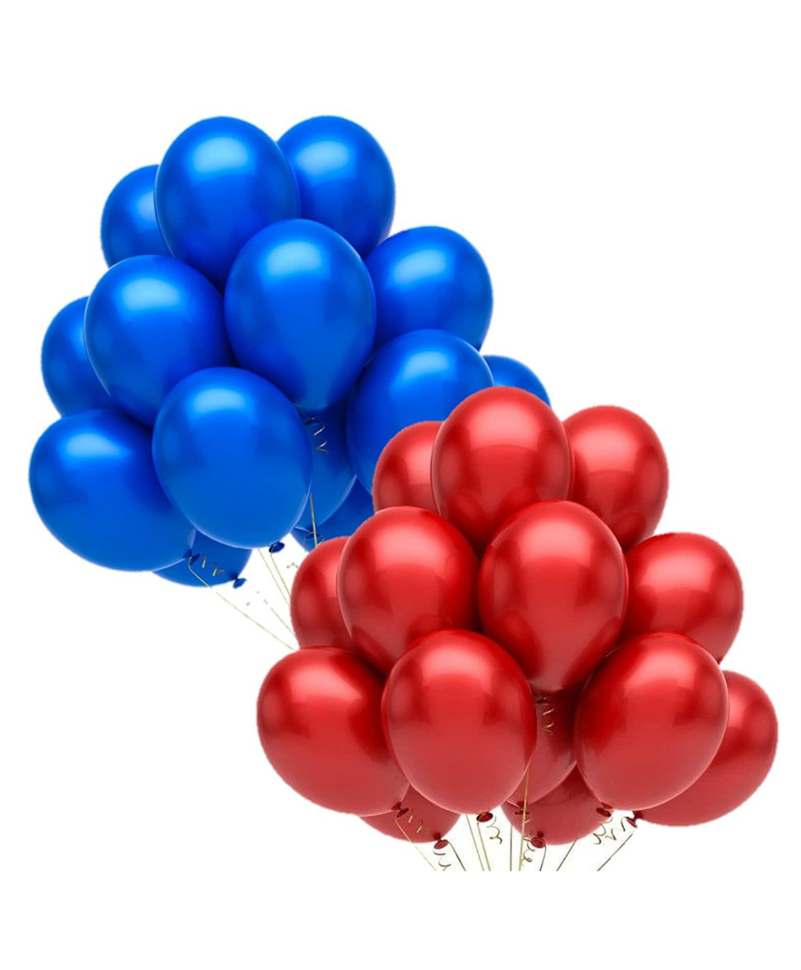 Bubble Trouble  Metallic Balloon Pack of 200 - Blue & Red-image-13