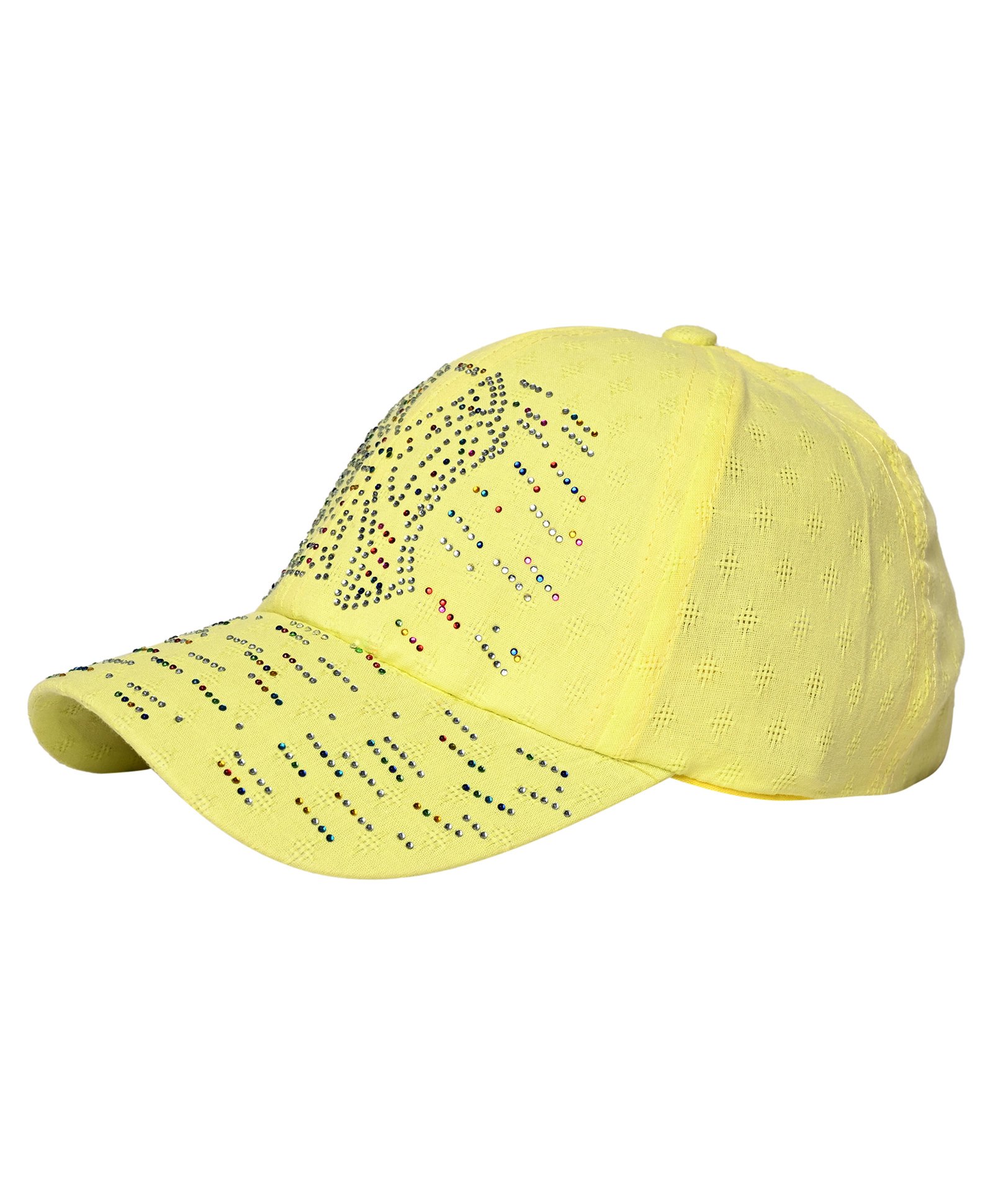 Kid-O-World NY Stone Embellished Cap - Yellow-picture-10
