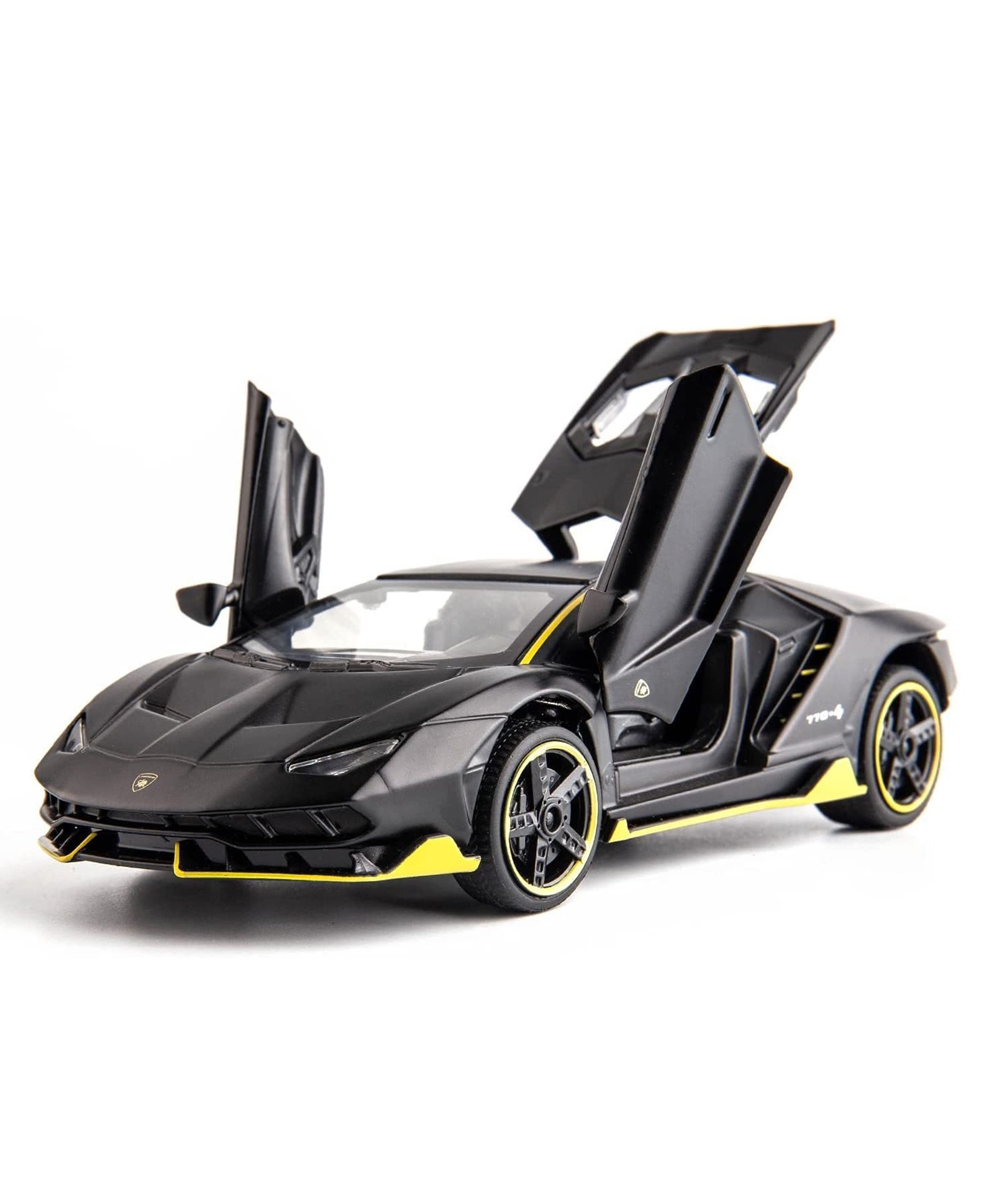 YAMAMA 1:32 Scale Metal Lamborghini Diecast Centenario Lp 770 4 Model Car -  Black-picture-26