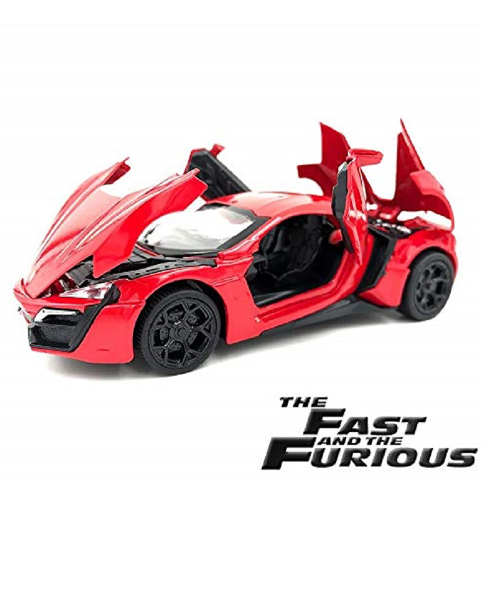 YAMAMA 1:32 Metal Lykanhypersport Models Pull Back Alloy Diecast Car - ( Red )-image-19