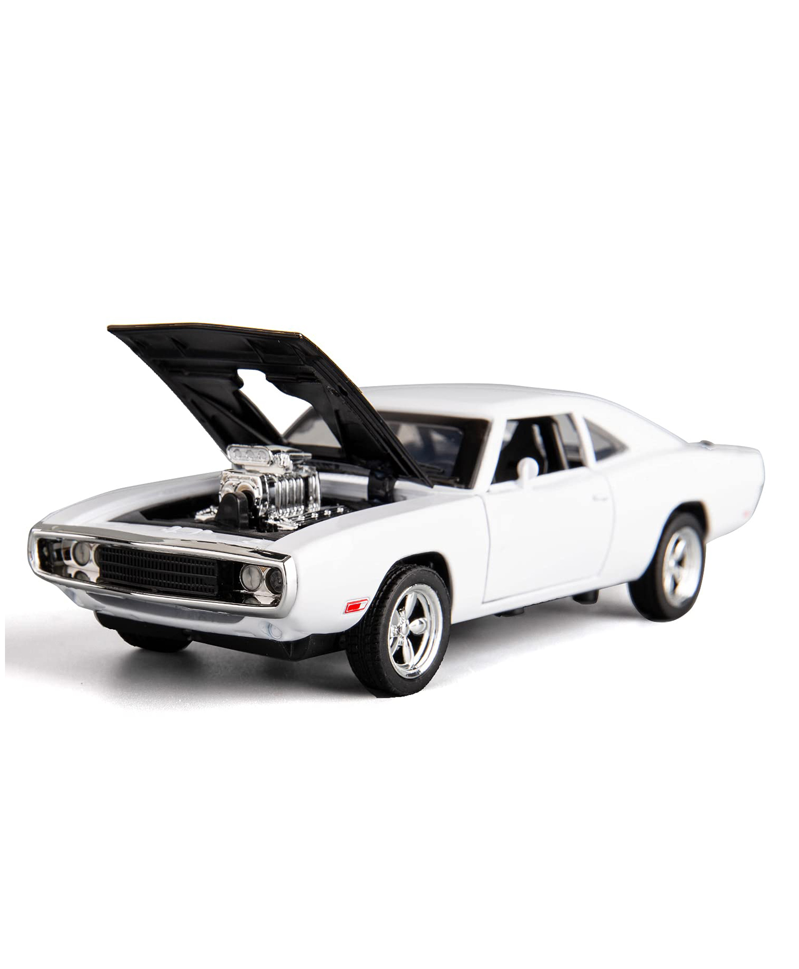 YAMAMA 1: 32 The Fast and The Furious Diecast Alloy Metal Dodge Charger model Classic Cars Toys - White-picture-16