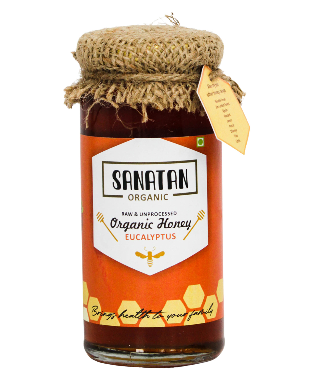 Sanatan Organic Eucalyptus Honey Glass Bottle - 250 g-image-9