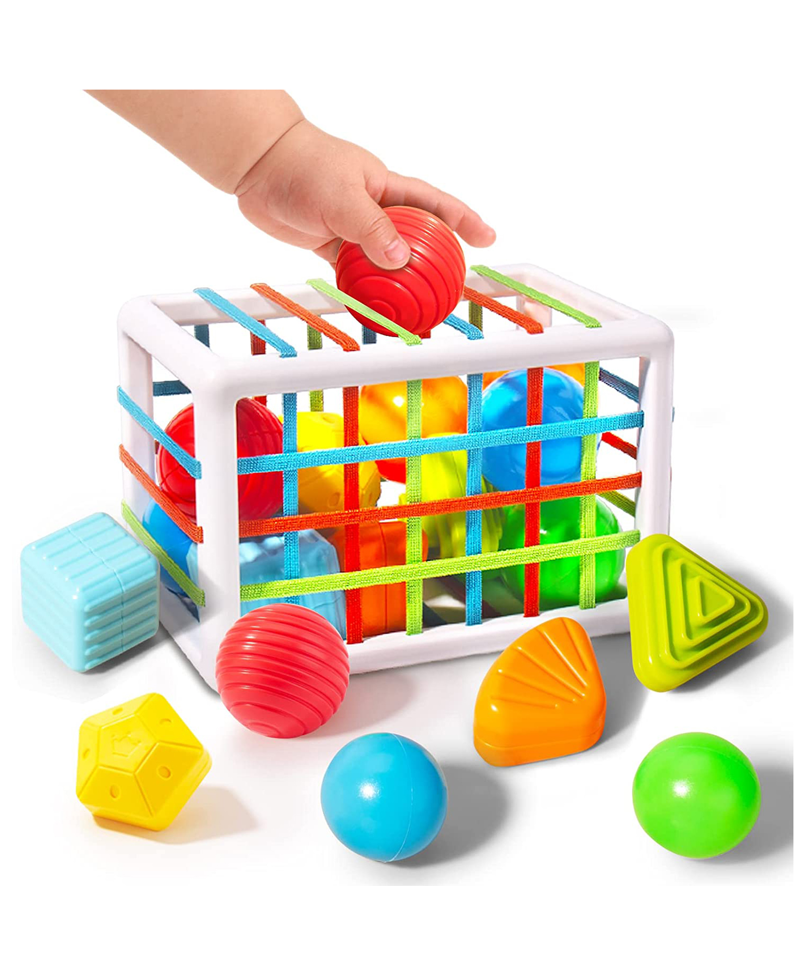 BItFeex Sensory Toys Shape Sorter with 12 pieces - Multicolour-picture-14