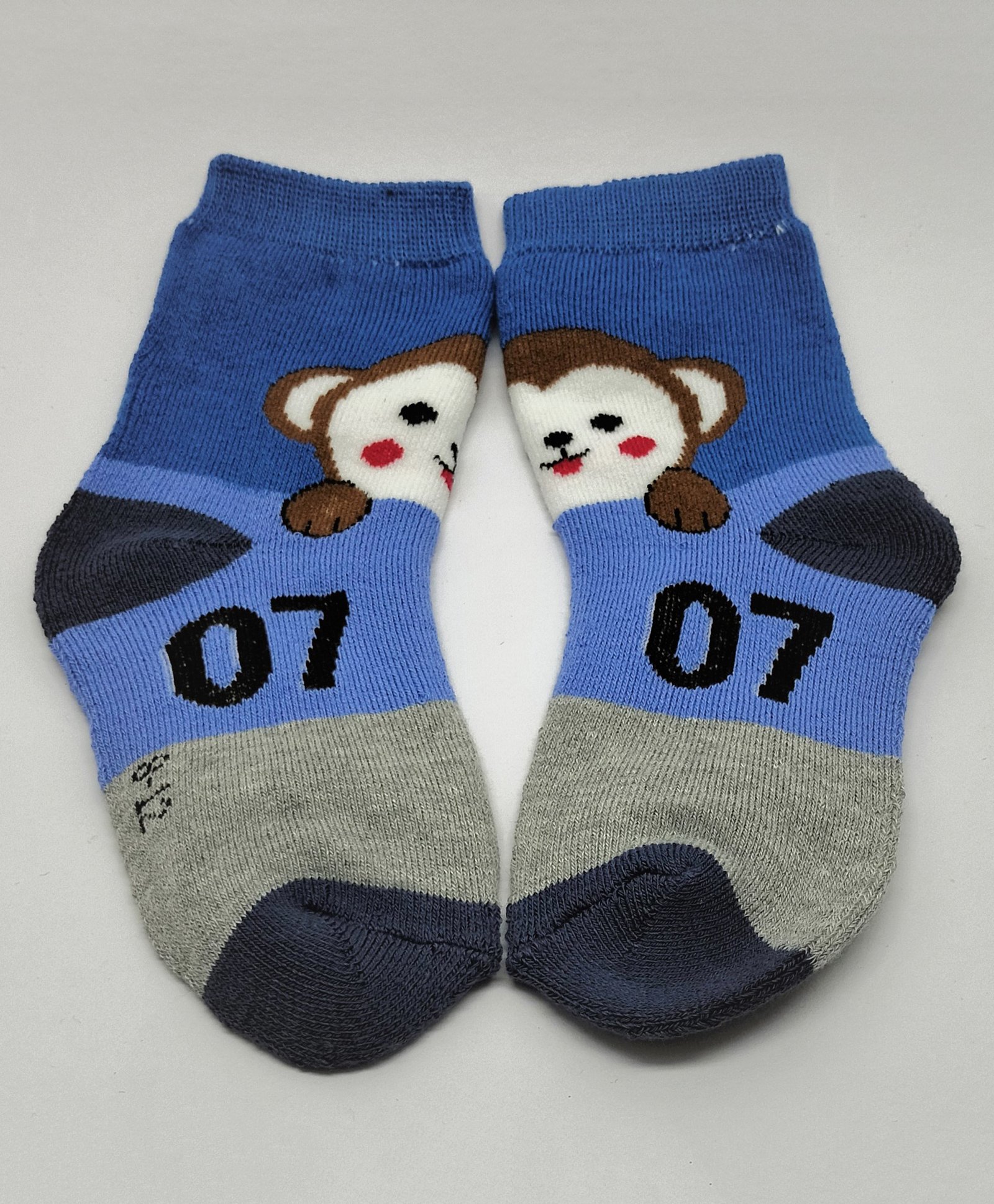 Kid-O-World 07 Monkey Patch Socks Blue-picture-11