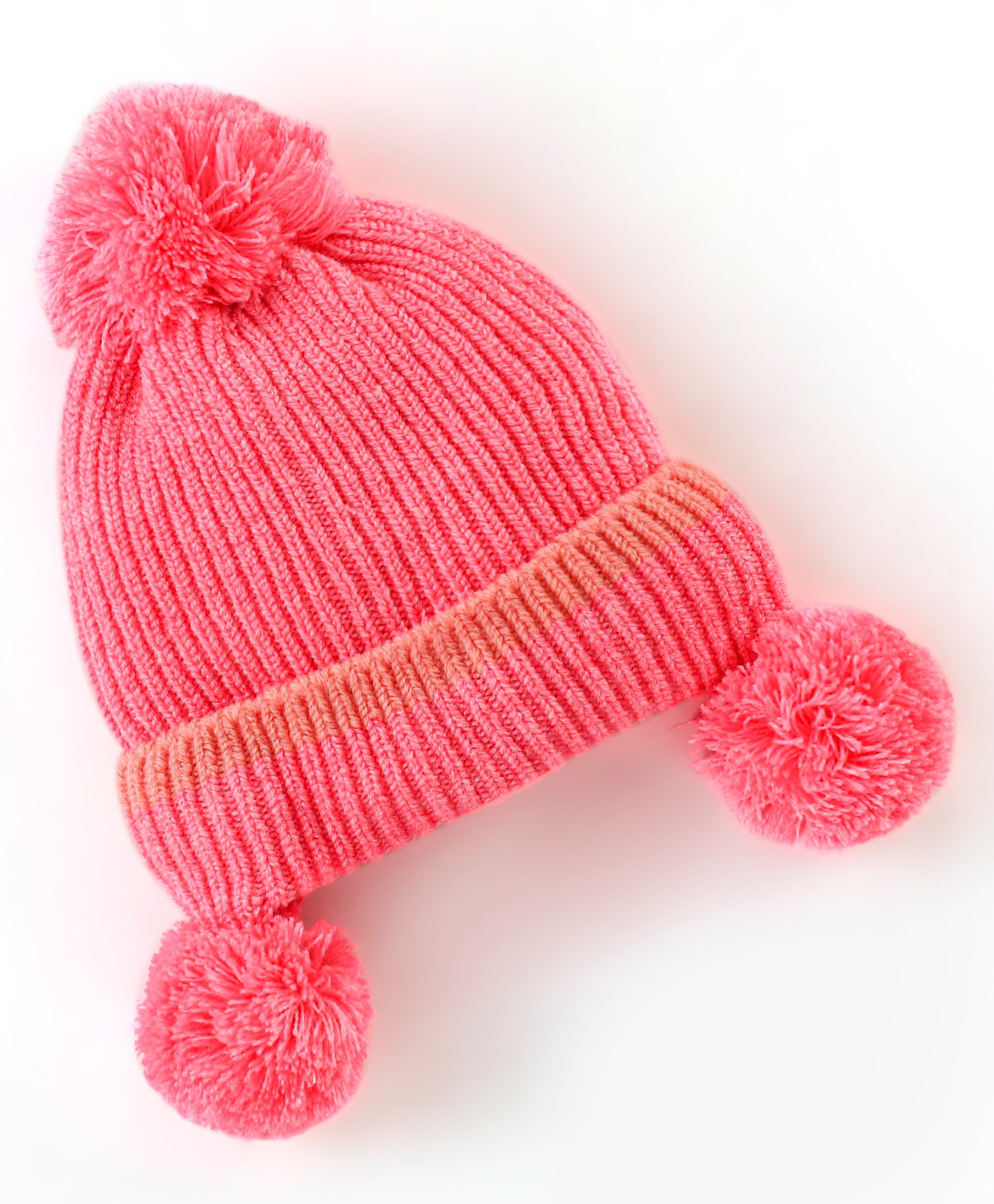 Babyhug Acrylic Woollen Cap Pink - Diameter 11 cm-image-35