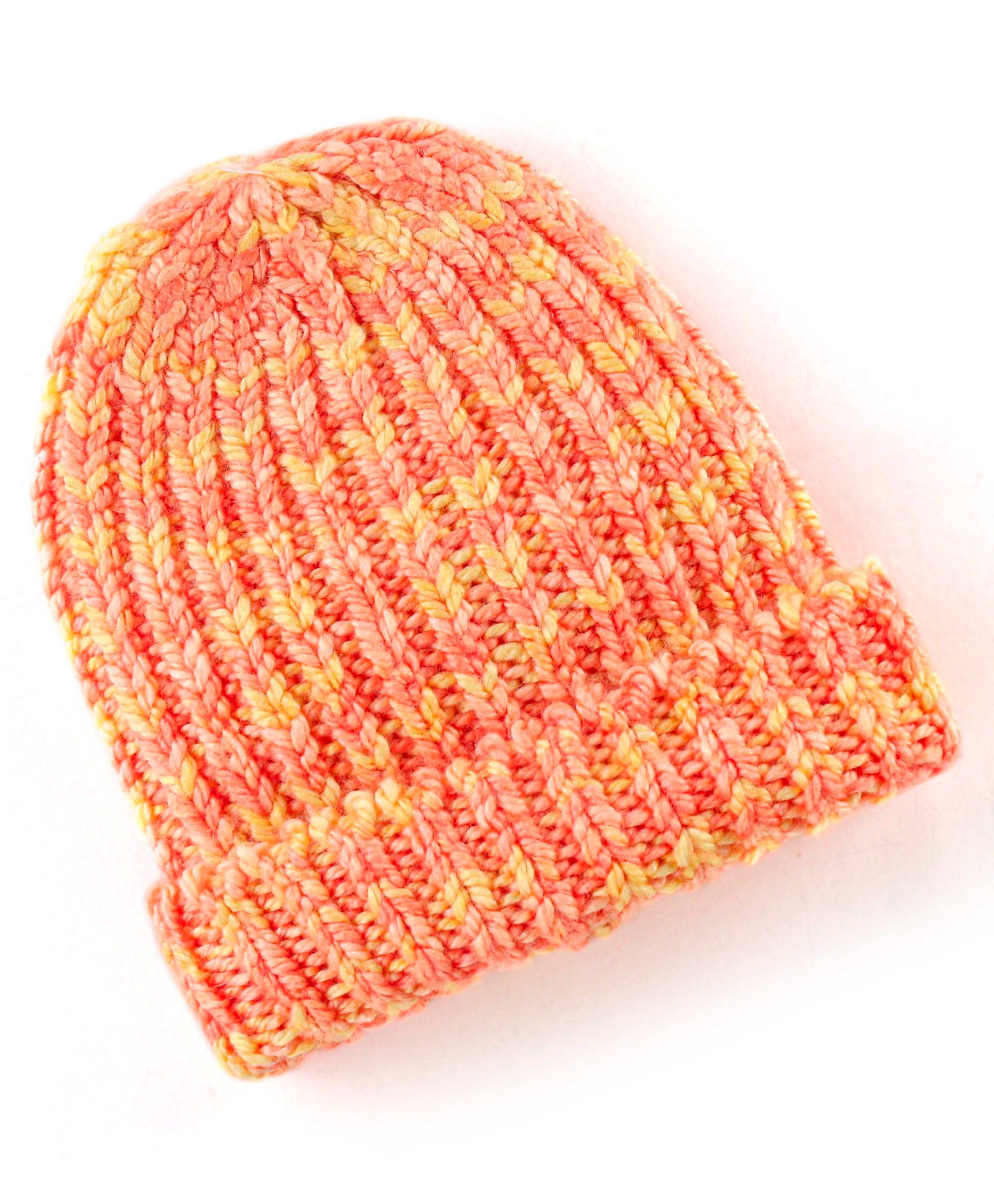 Babyhug Striped Design Woollen Cap Orange - Diameter 10 cm-image-32