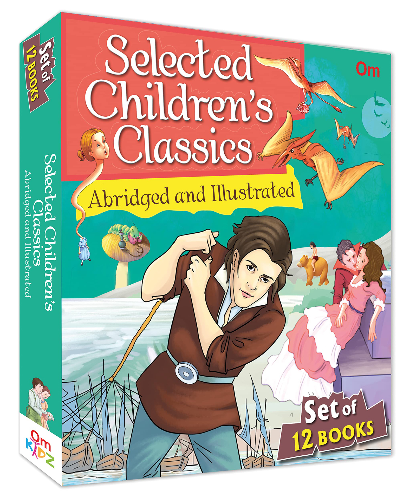 Selected Children Classics Abridged and Illustrated Classic Story Books Boxset of 12 - English-image-48