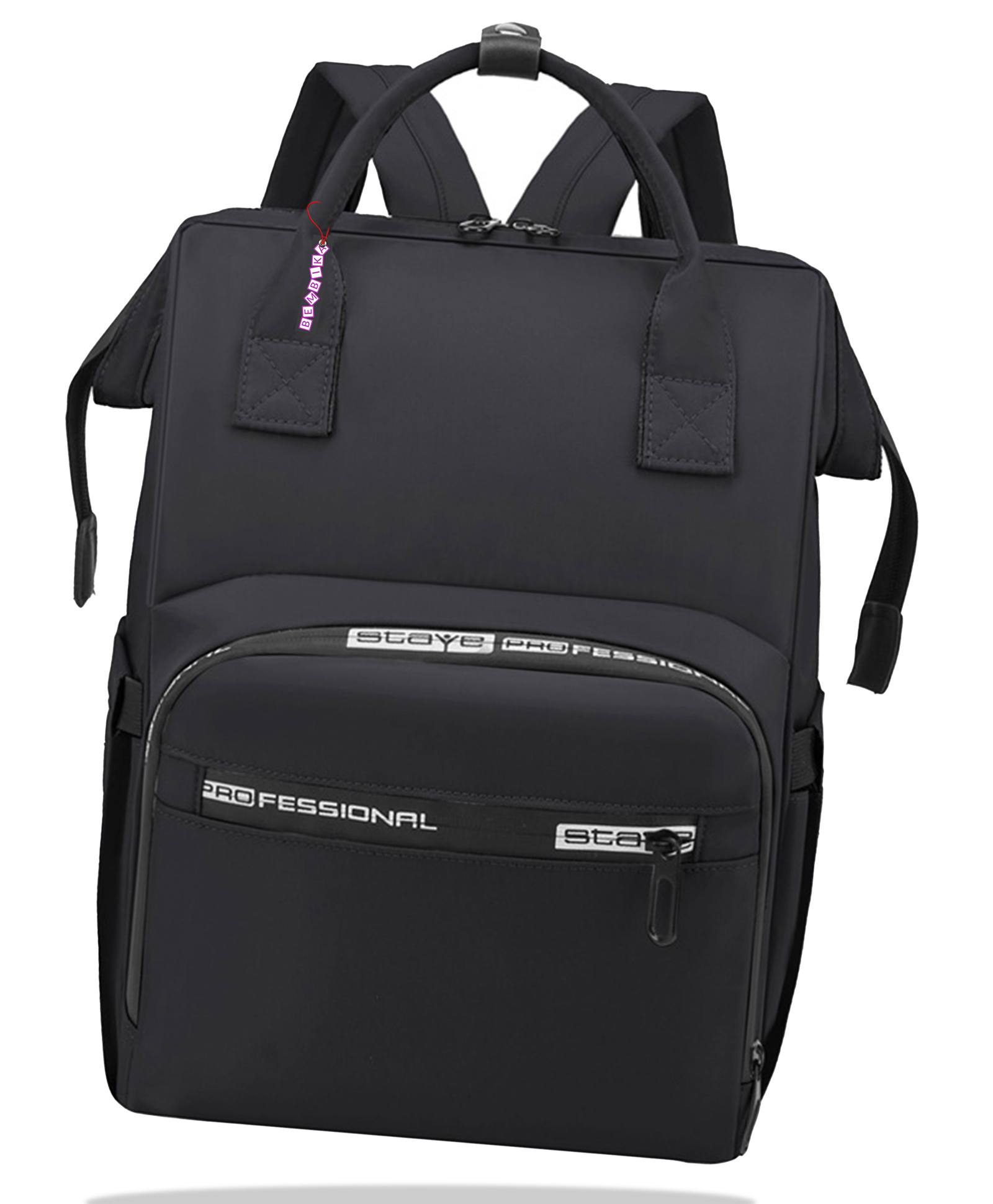 Bembika Multi Function Waterproof Large Capacity Diaper Backpack  Black-picture-34