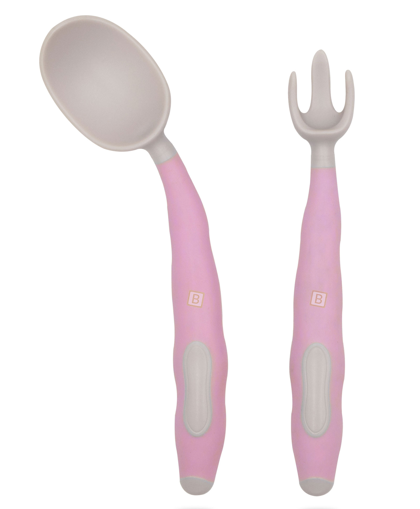 Bembika Training Spoon Twist Spoon Baby Silicone Training Spoon For Baby - Pink-picture-13