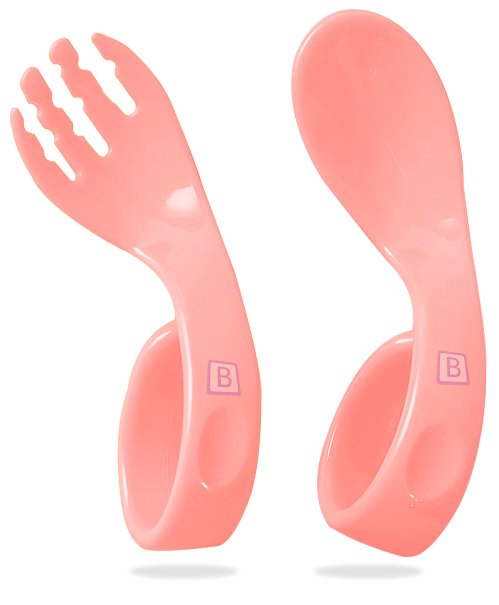 Bembika Baby Training Spoon Curved Spoon Baby Silicone Training Spoon For Baby - Coral-picture-21