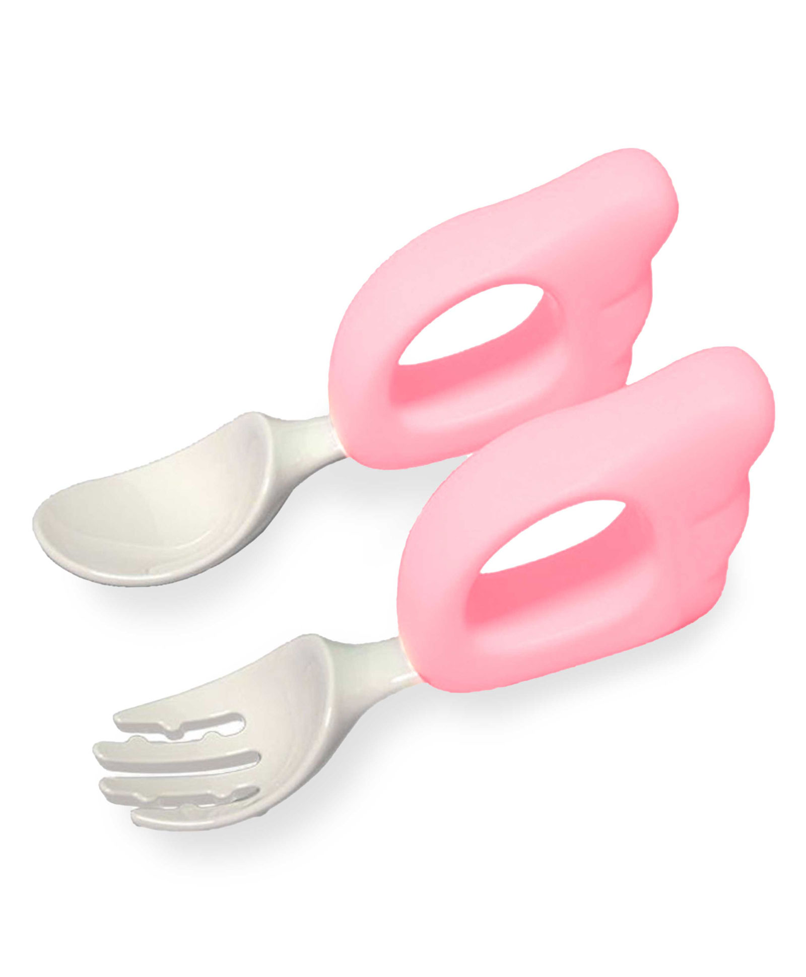 Bembika Baby Training Spoon Wing Shape Spoon Baby Silicone Training Spoon For Baby - Peach-picture-28