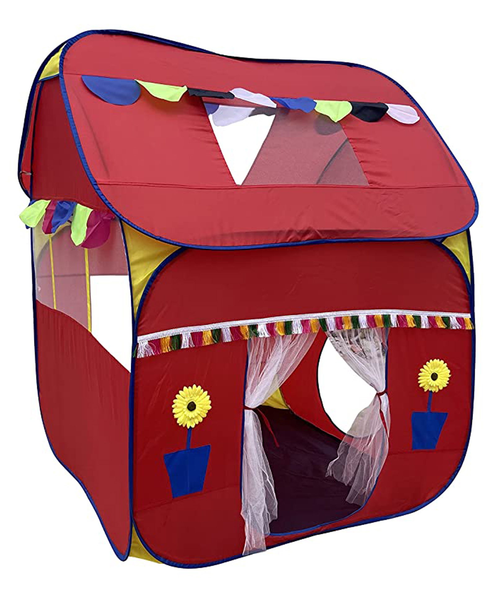 Homecute Foldable Hut Type Kids Play Tent House - Red-picture-28