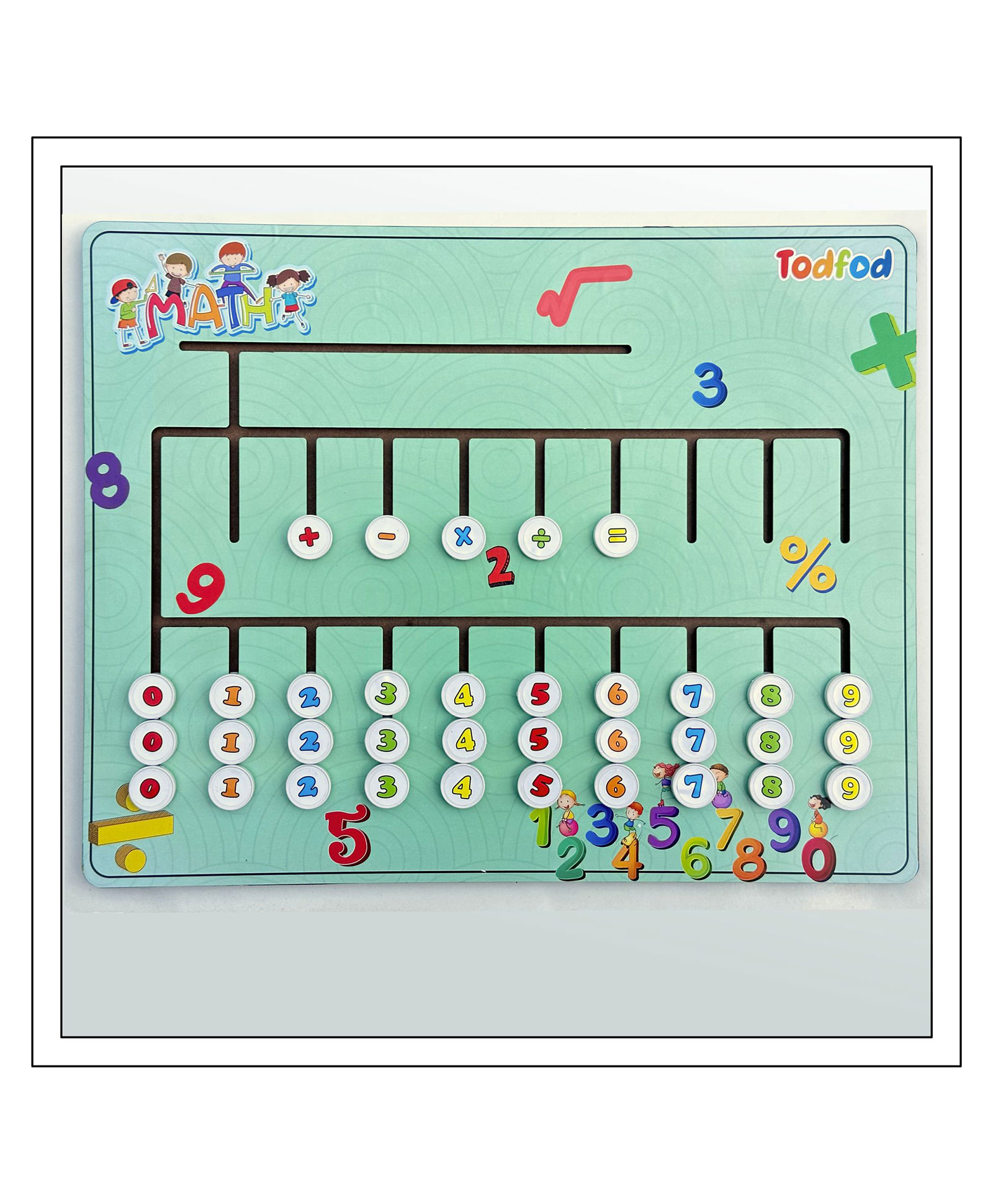 TodFod Wooden Mathmatical Maze Puzzle -Multicolour-picture-28