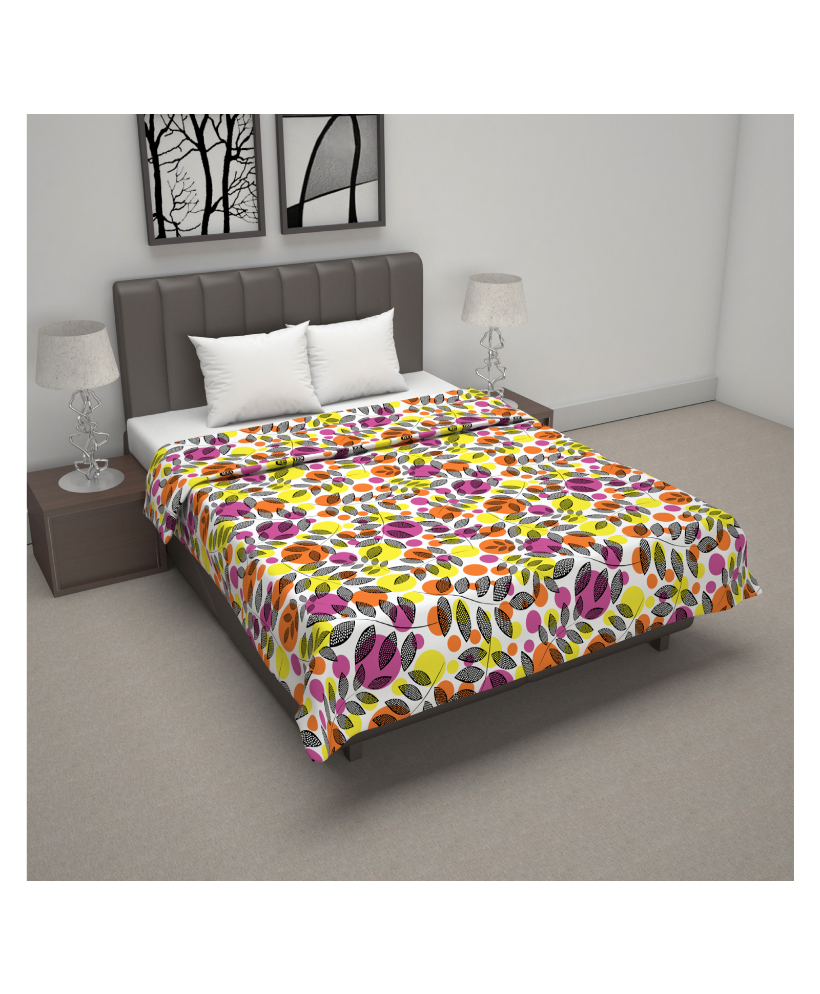 Divine Casa Cotton Double Dohar - Yellow-image-20