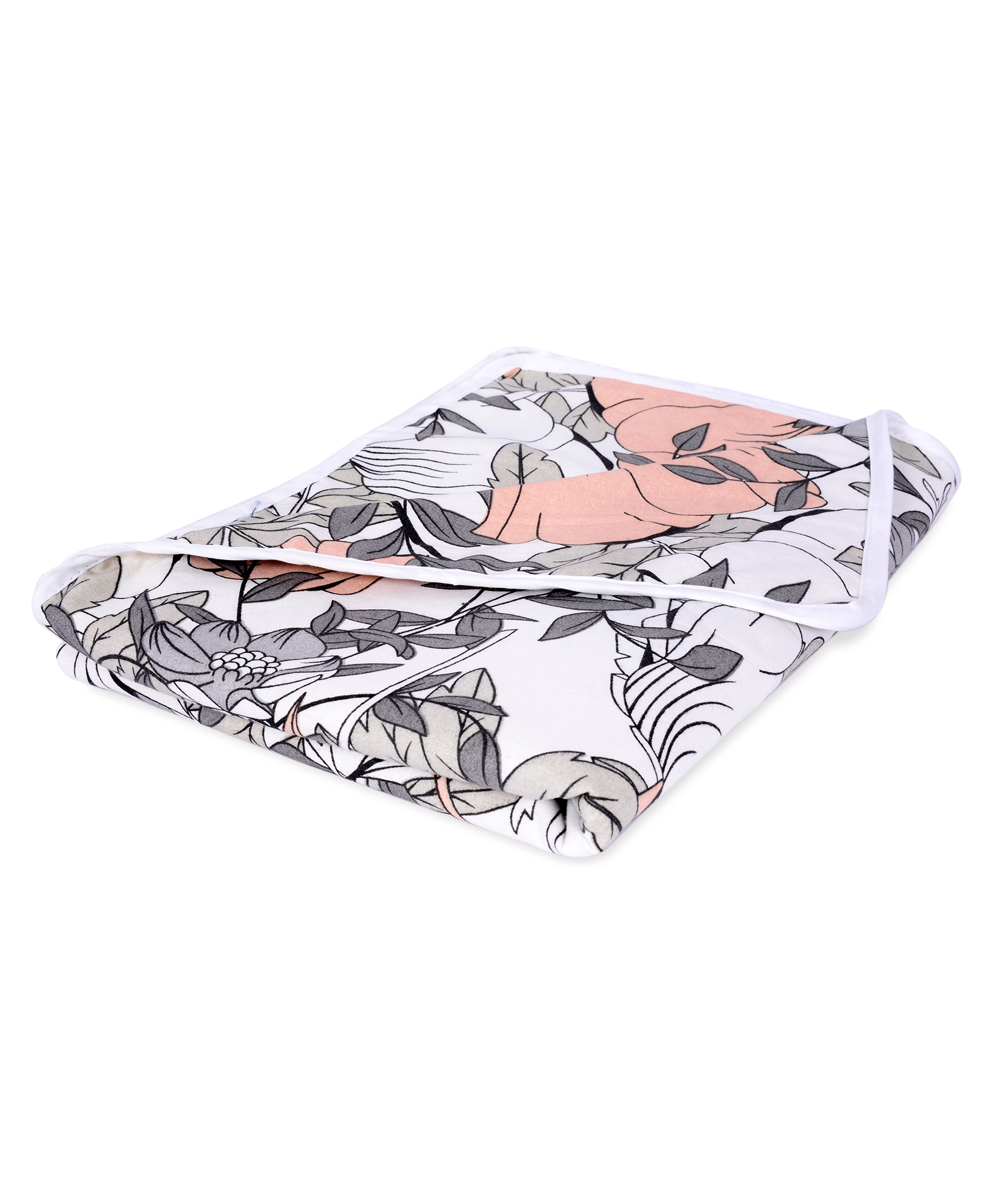 Divine Casa Microfiber Dohar For Toddler Upto 4 Years - Peach-image-36