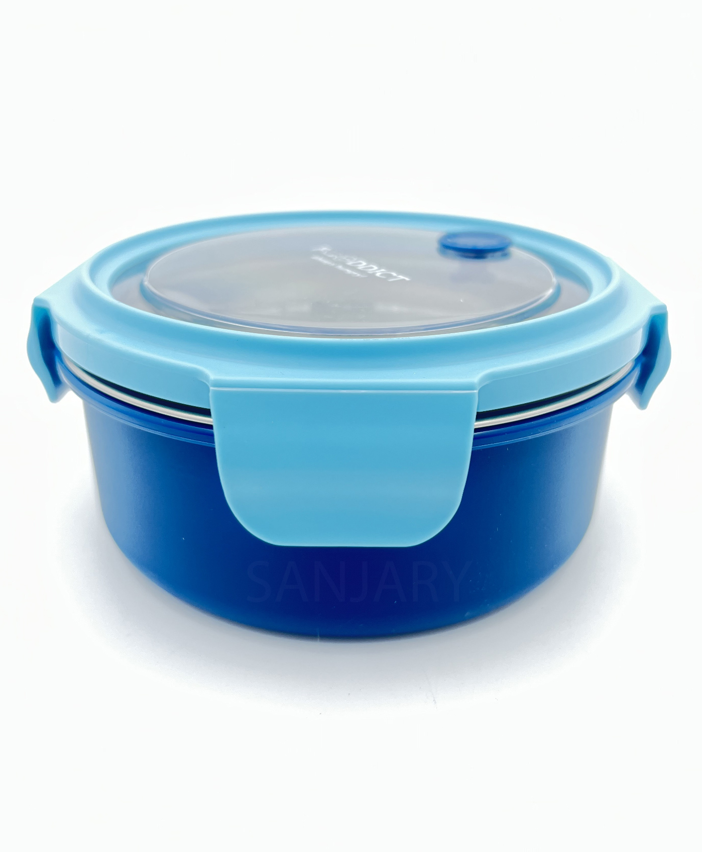 Sanjary Stainless Steel Round Lunch Box - 720 ml-image-8