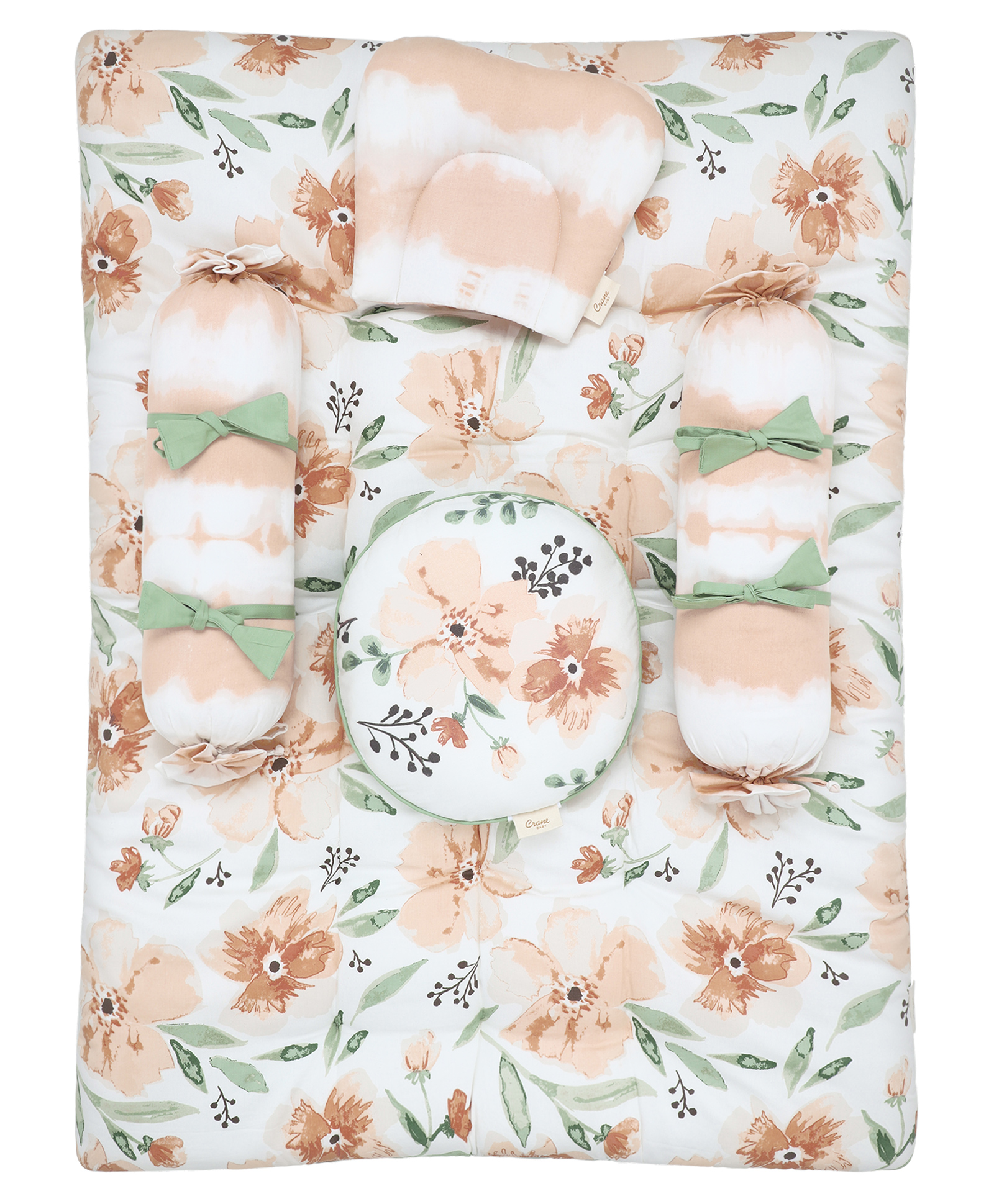 Crane Baby 5-Piece Mattress Set Parker Collection - Pink-image-43