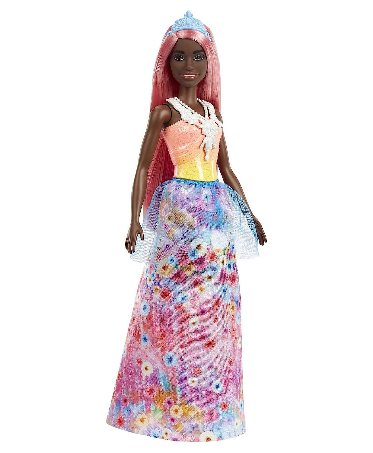 Barbie Core Princess in Her Colourful Outfit - Height 30 cm (Colour and Decorations May Vary)-image-40