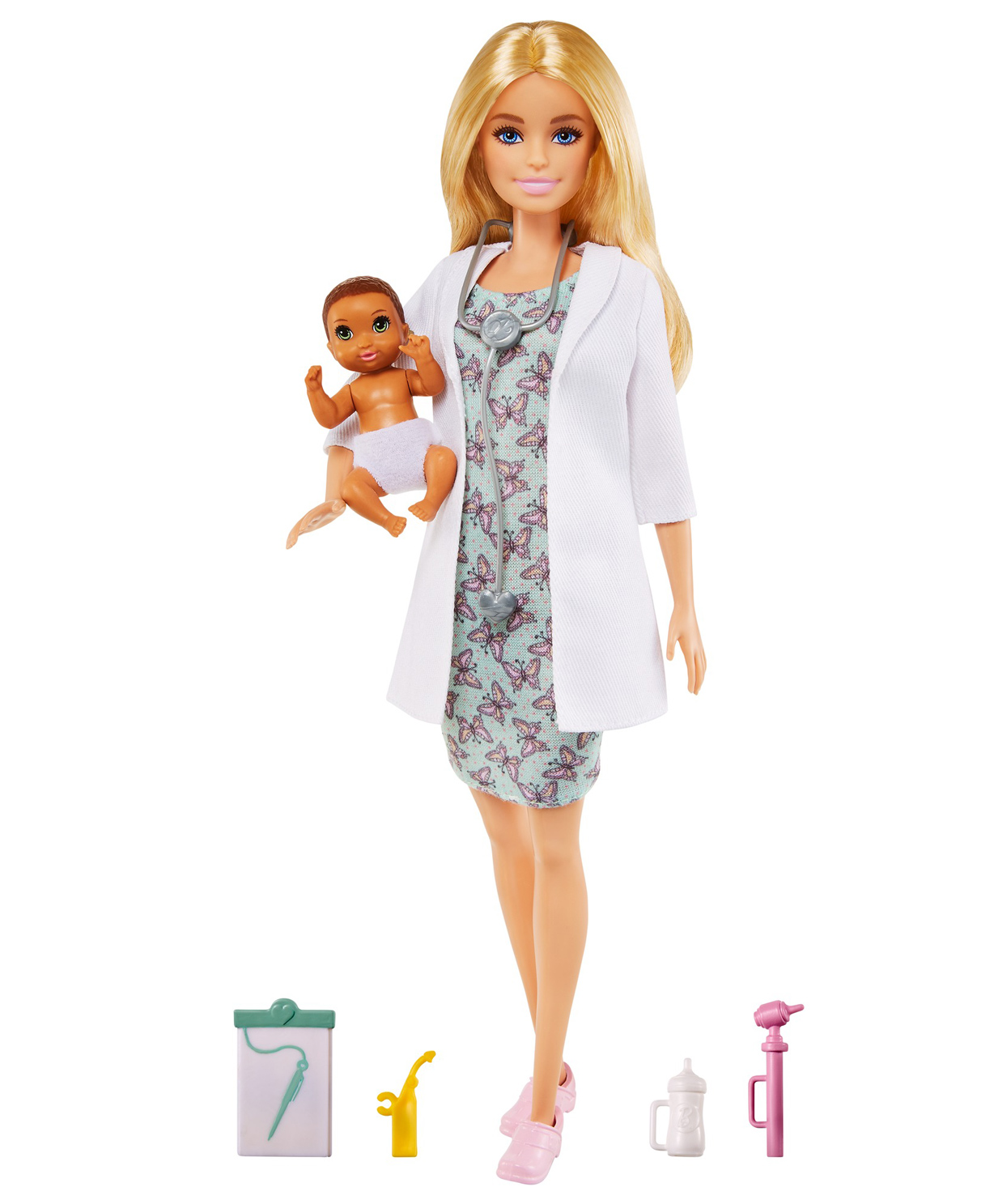 Barbie Baby Doctor Doll- Height 29 cm (Colors and Decorations May Vary)-picture-25
