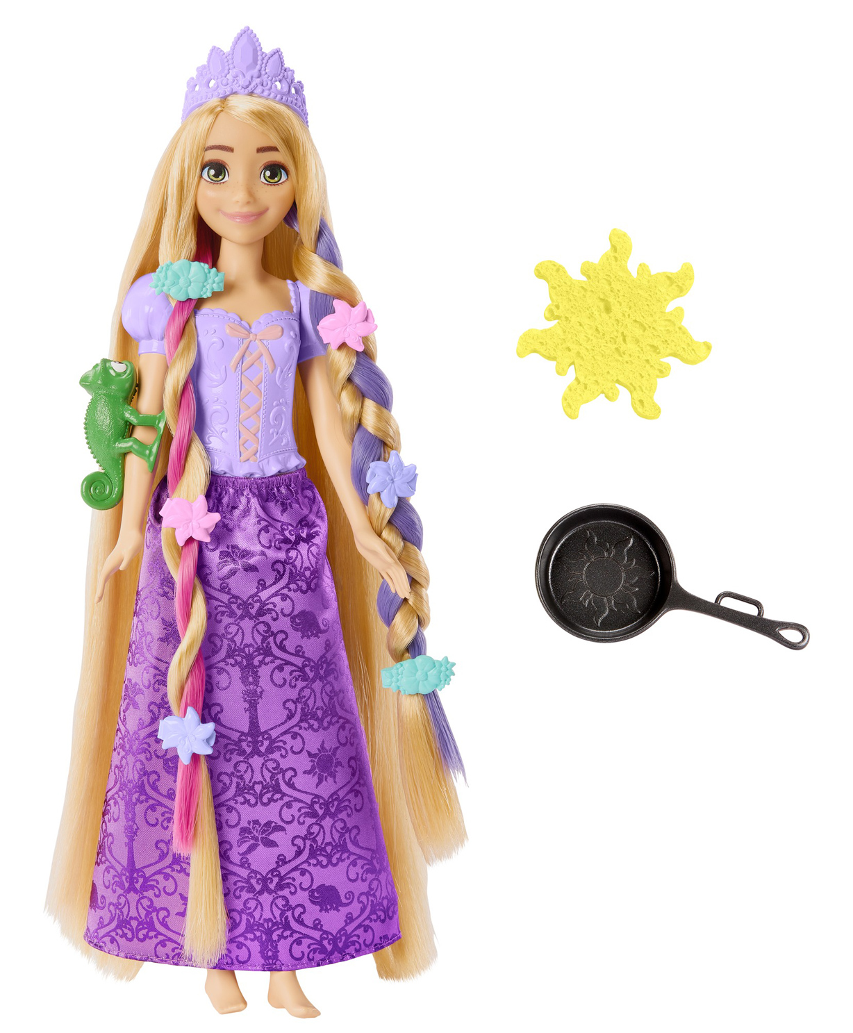 Disney Princess Fairy Tale HairRapunzel Doll- Height 30 cm (Colors and Decorations May Vary)